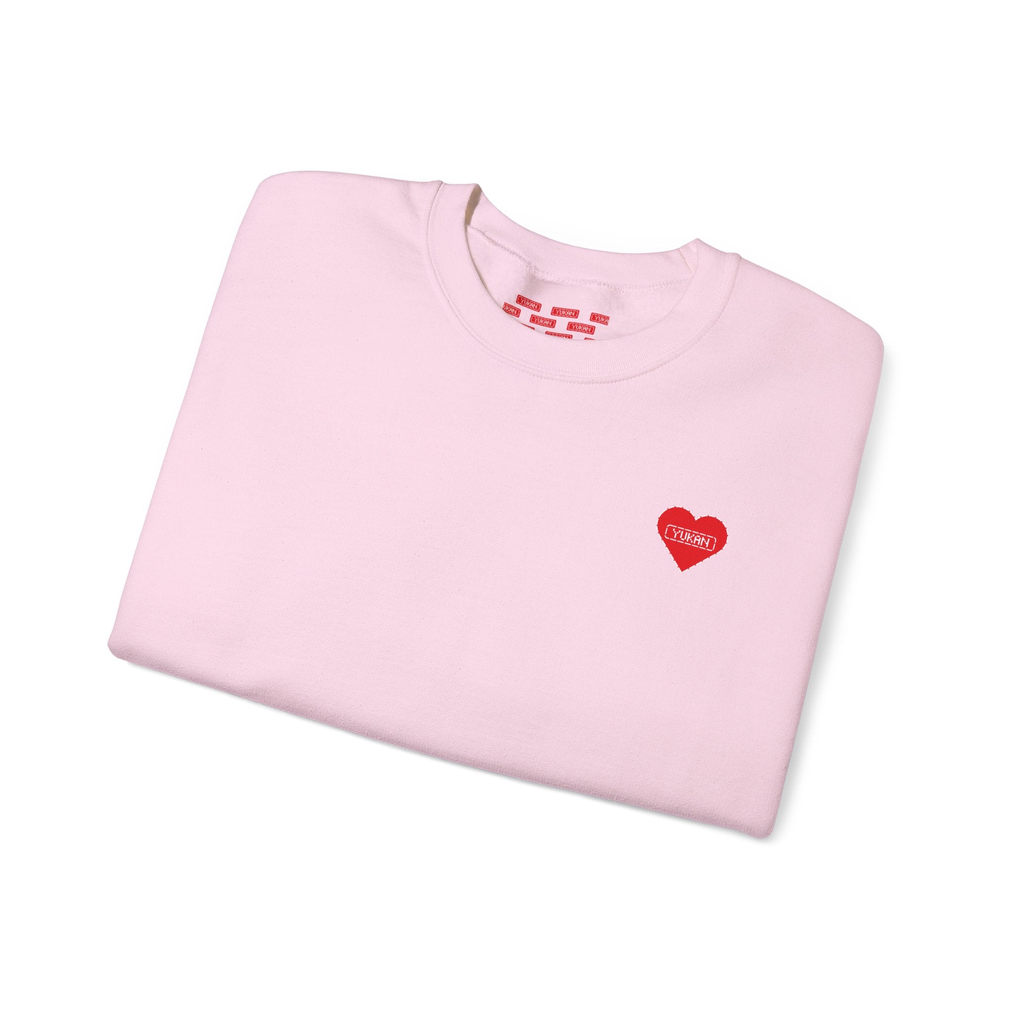 Heavy Crewneck Sweatshirt - YUKAN HEARTBEAT