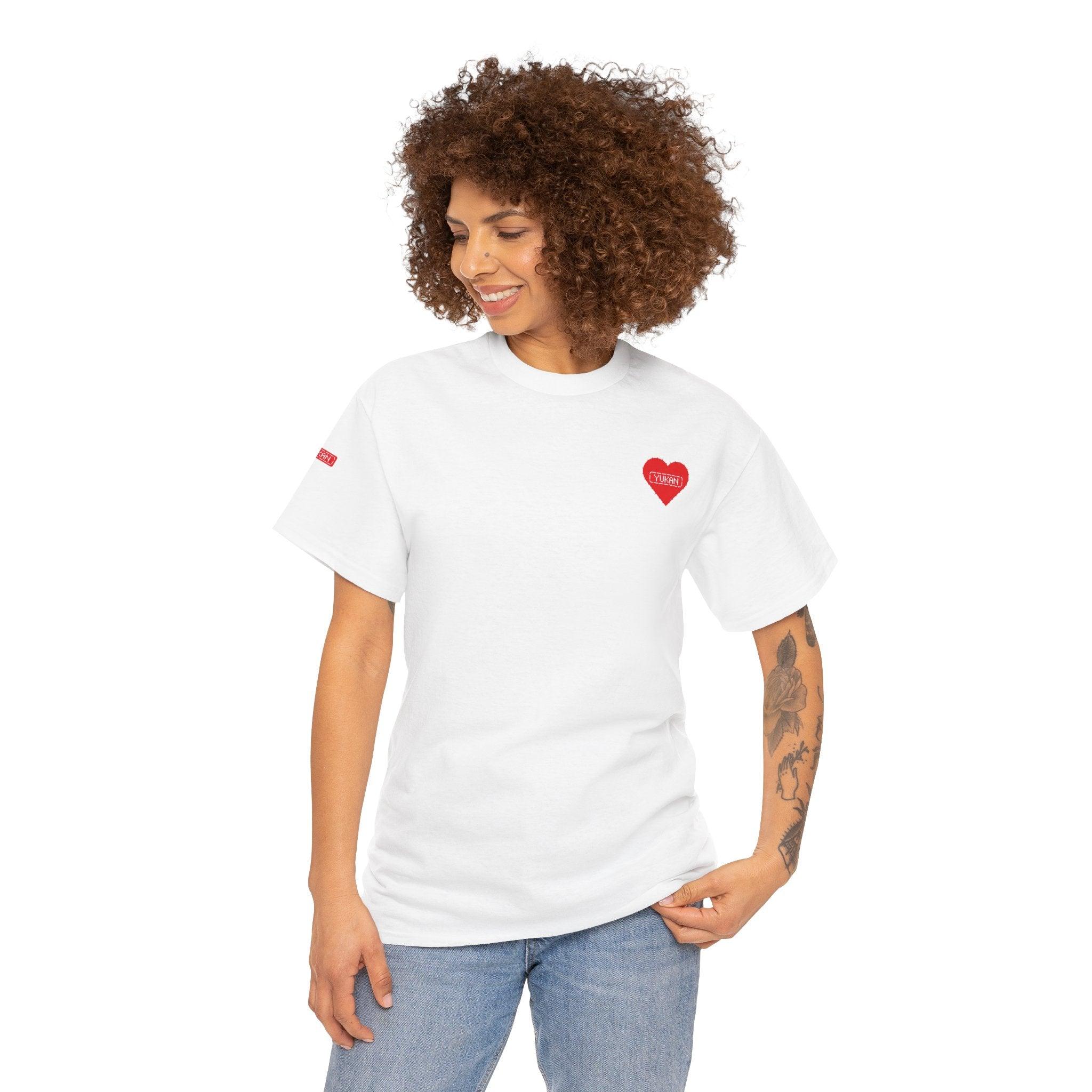 Unisex Heavy Cotton Tee - YUKAN HEARTBEAT - Yukan Iconic