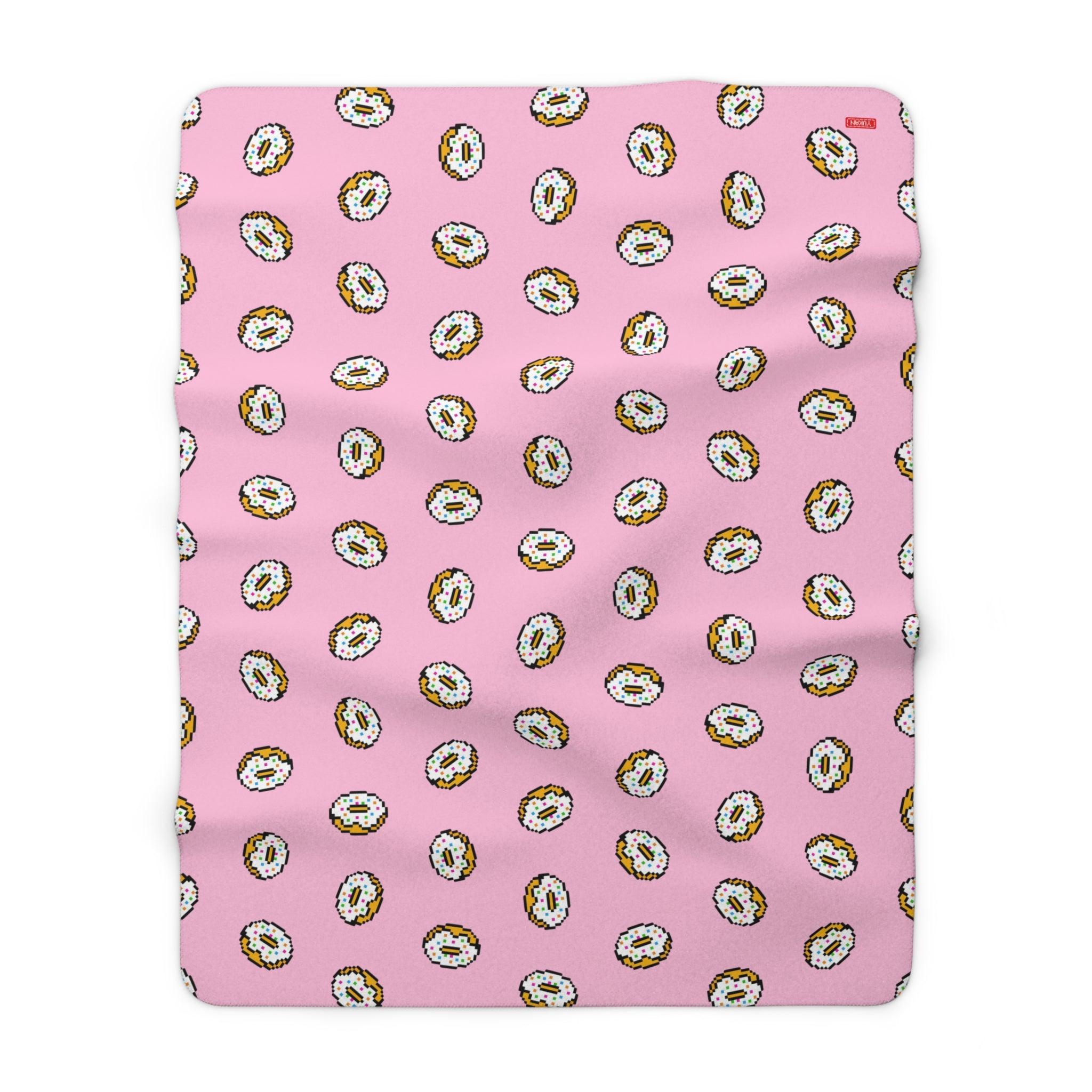 Sherpa Fleece Blanket - Hum.. Donuts !