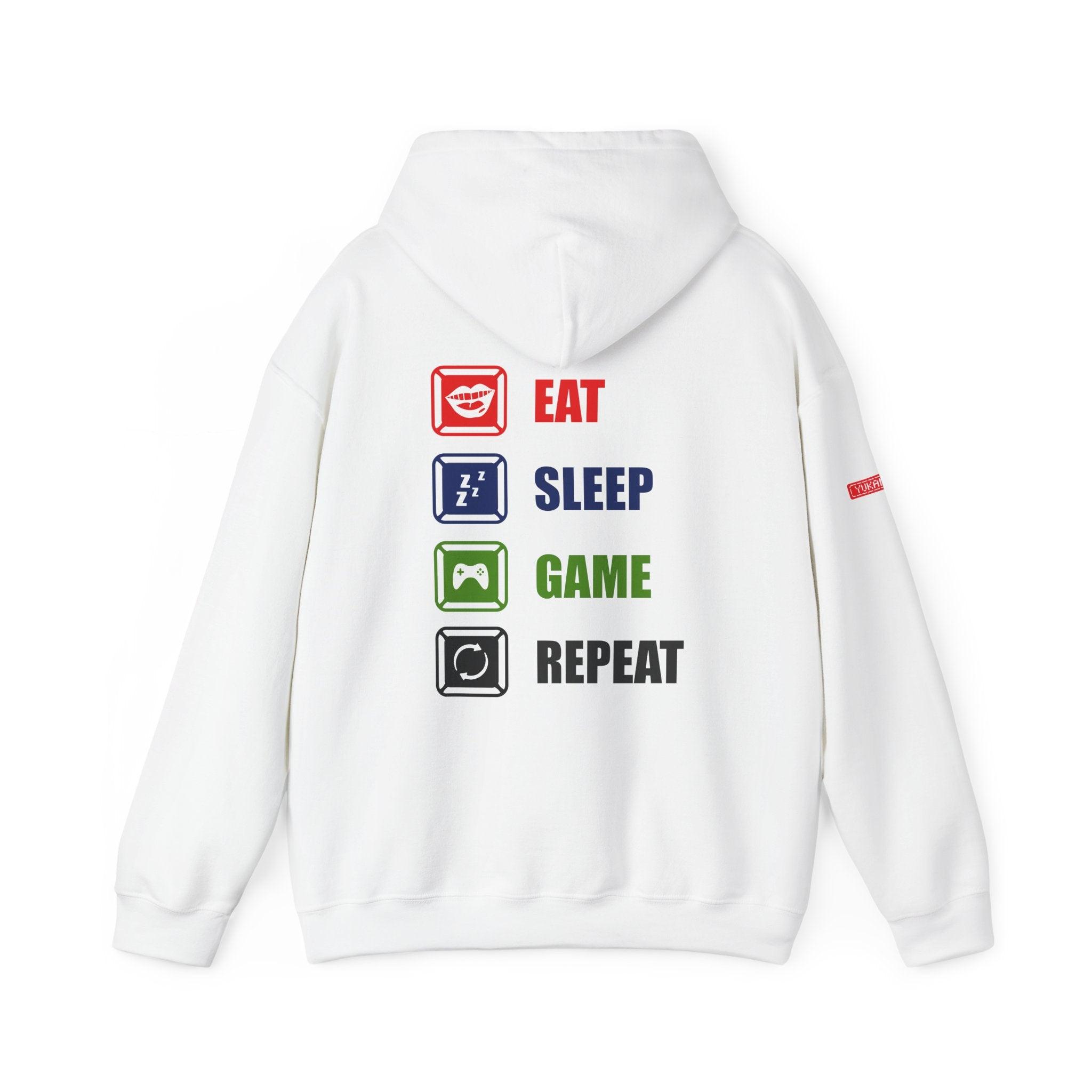 Hoodie | Gaming - Eat. Sleep. Game. Repeat. - Yukan Iconic