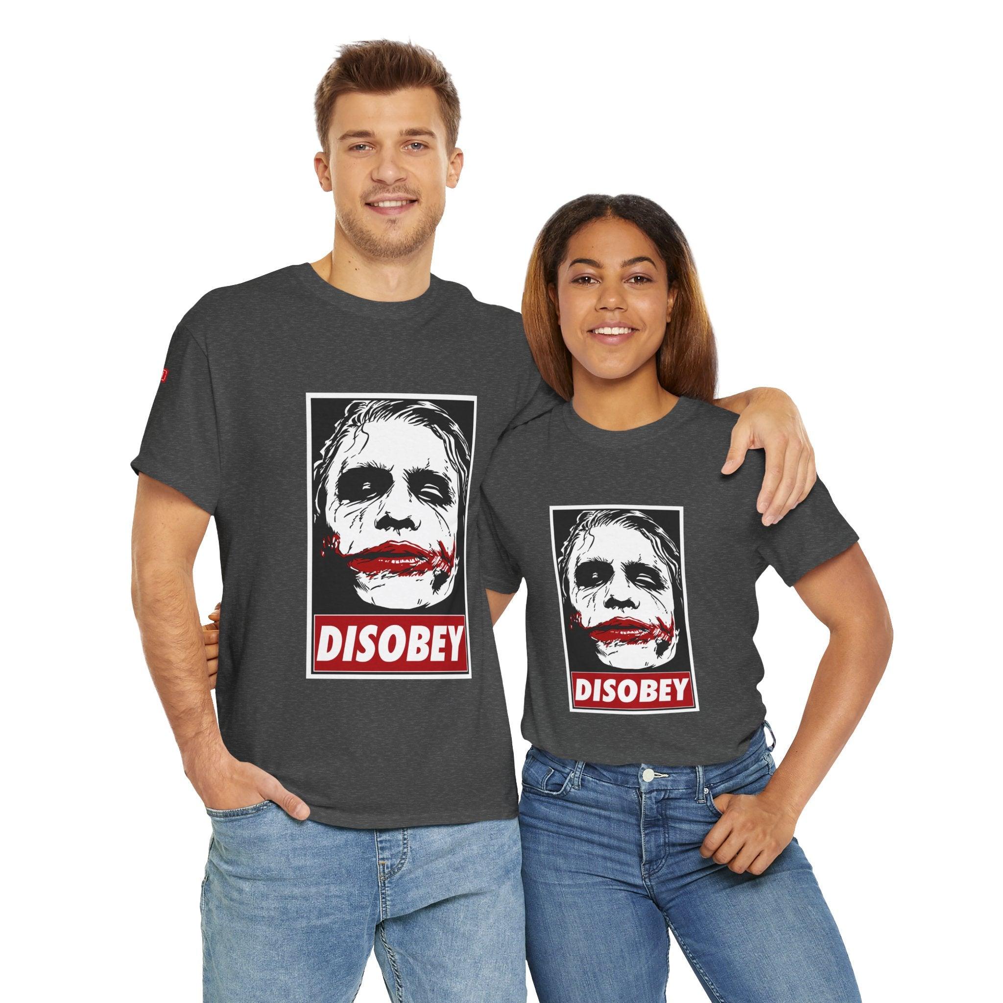 Unisex Heavy Cotton Tee - Disobey - Yukan Iconic