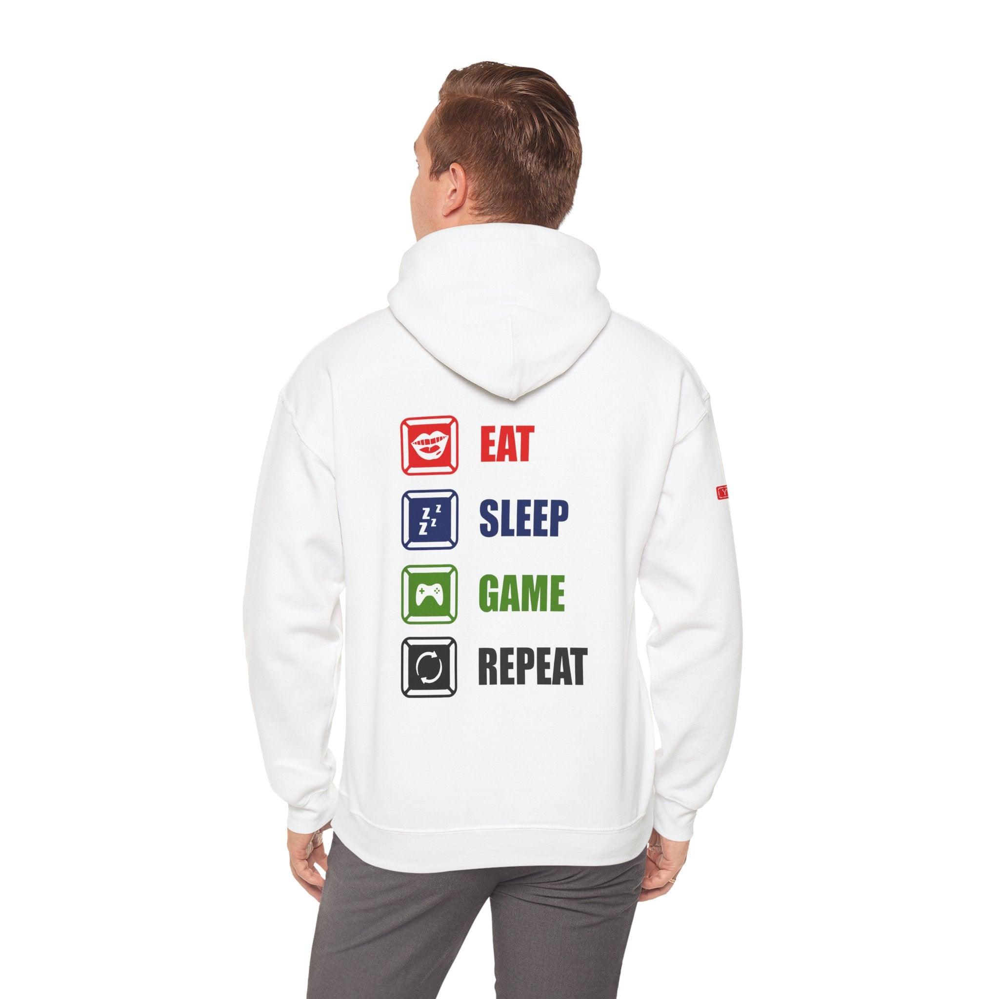 Hoodie | Gaming - Eat. Sleep. Game. Repeat. - Yukan Iconic