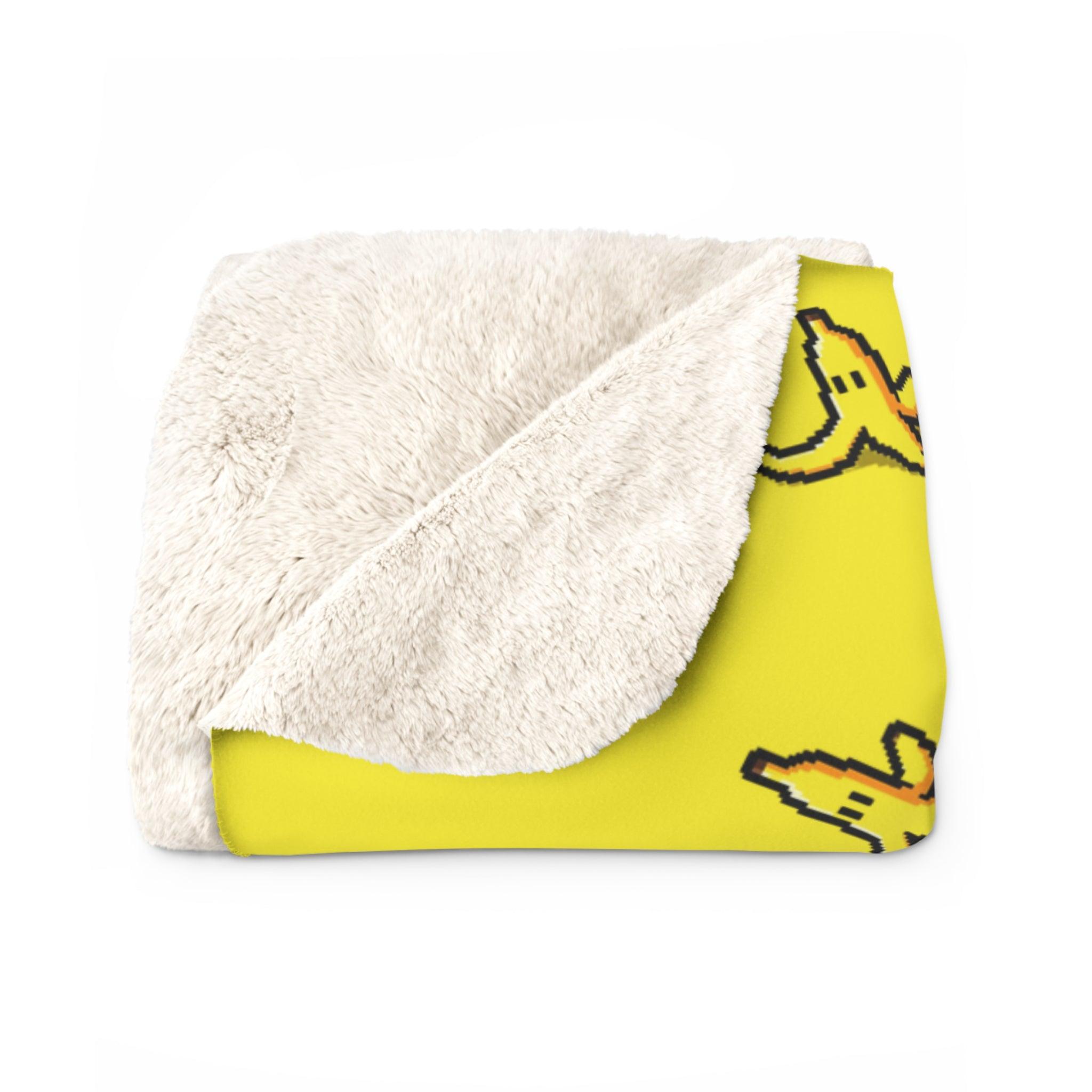 Sherpa Fleece Blanket - Famous Banana