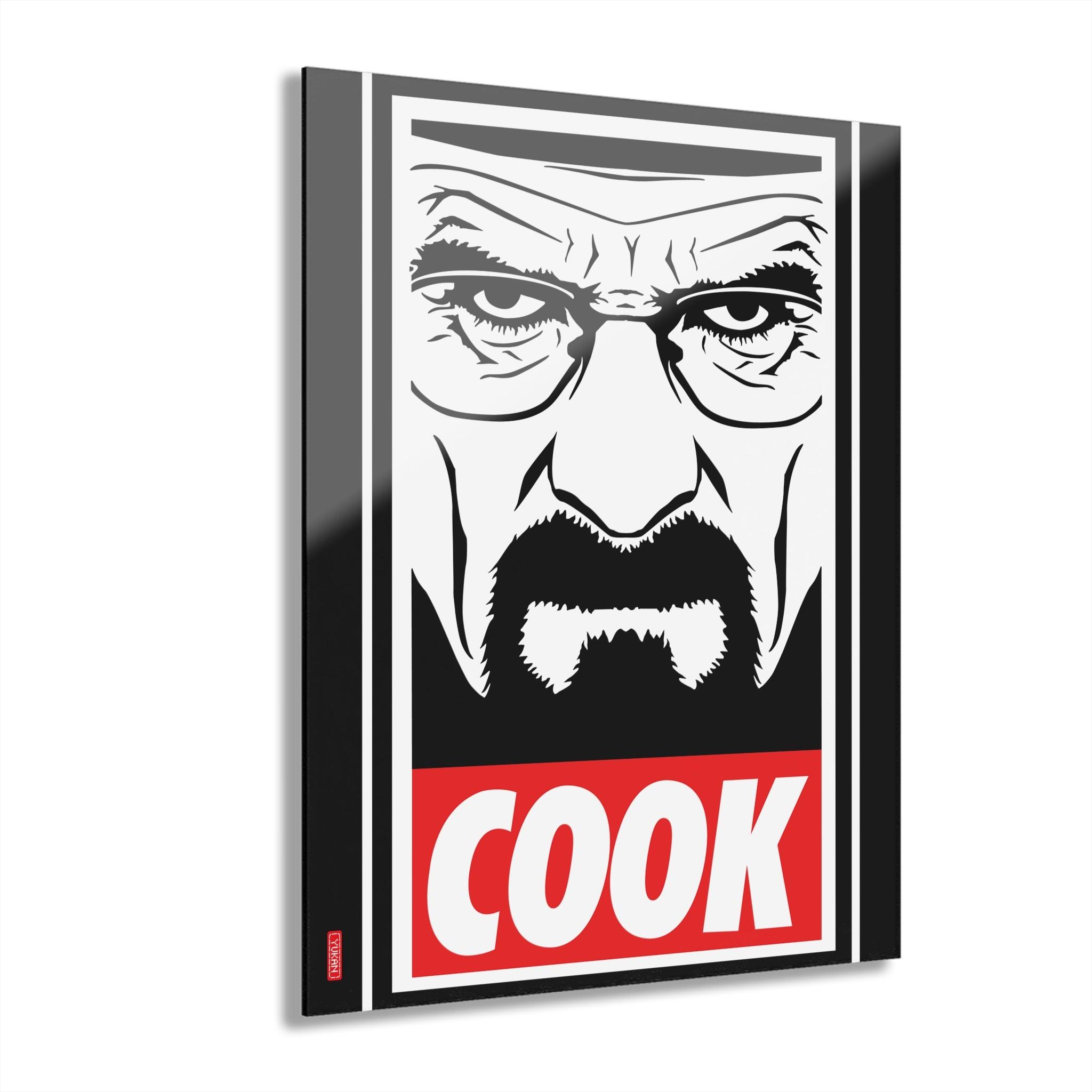 Acrylic Artwork - Walter White Cook - Yukan Iconic