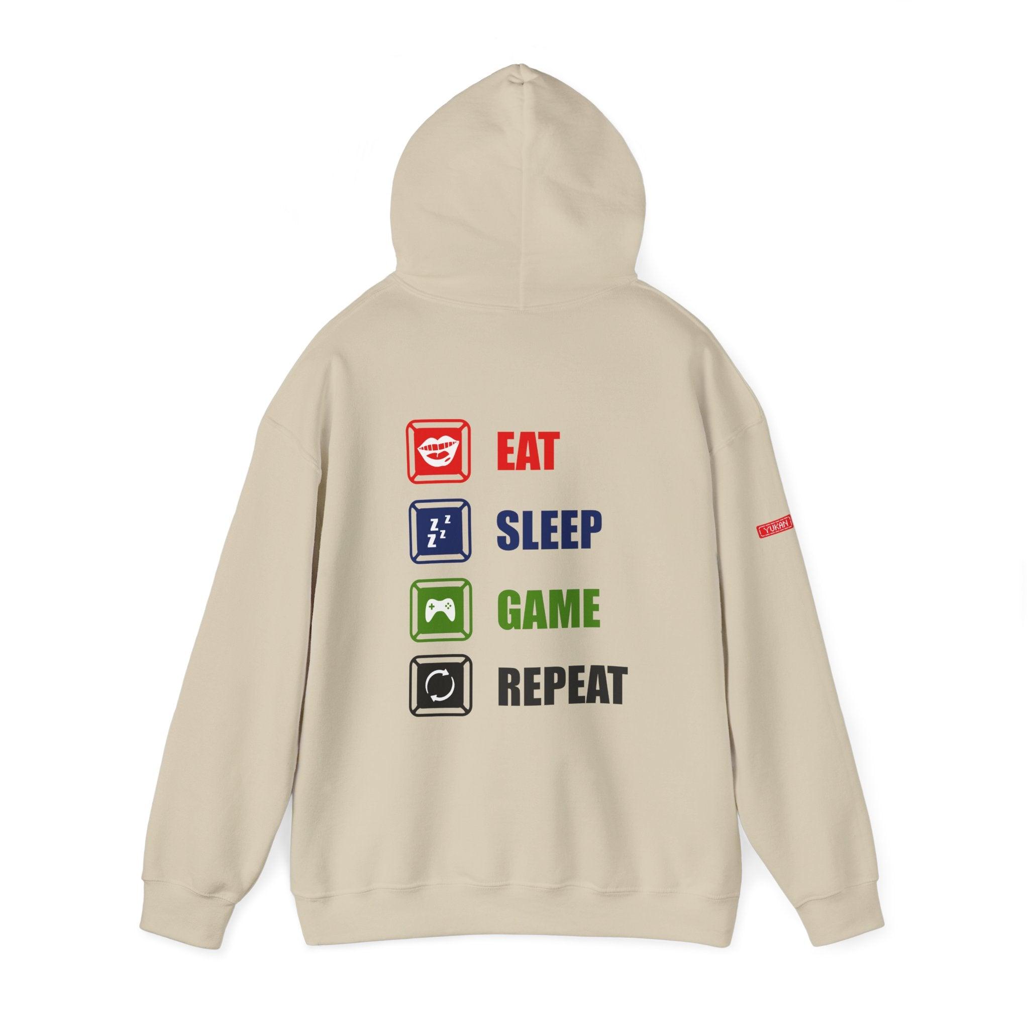 Hoodie | Gaming - Eat. Sleep. Game. Repeat. - Yukan Iconic