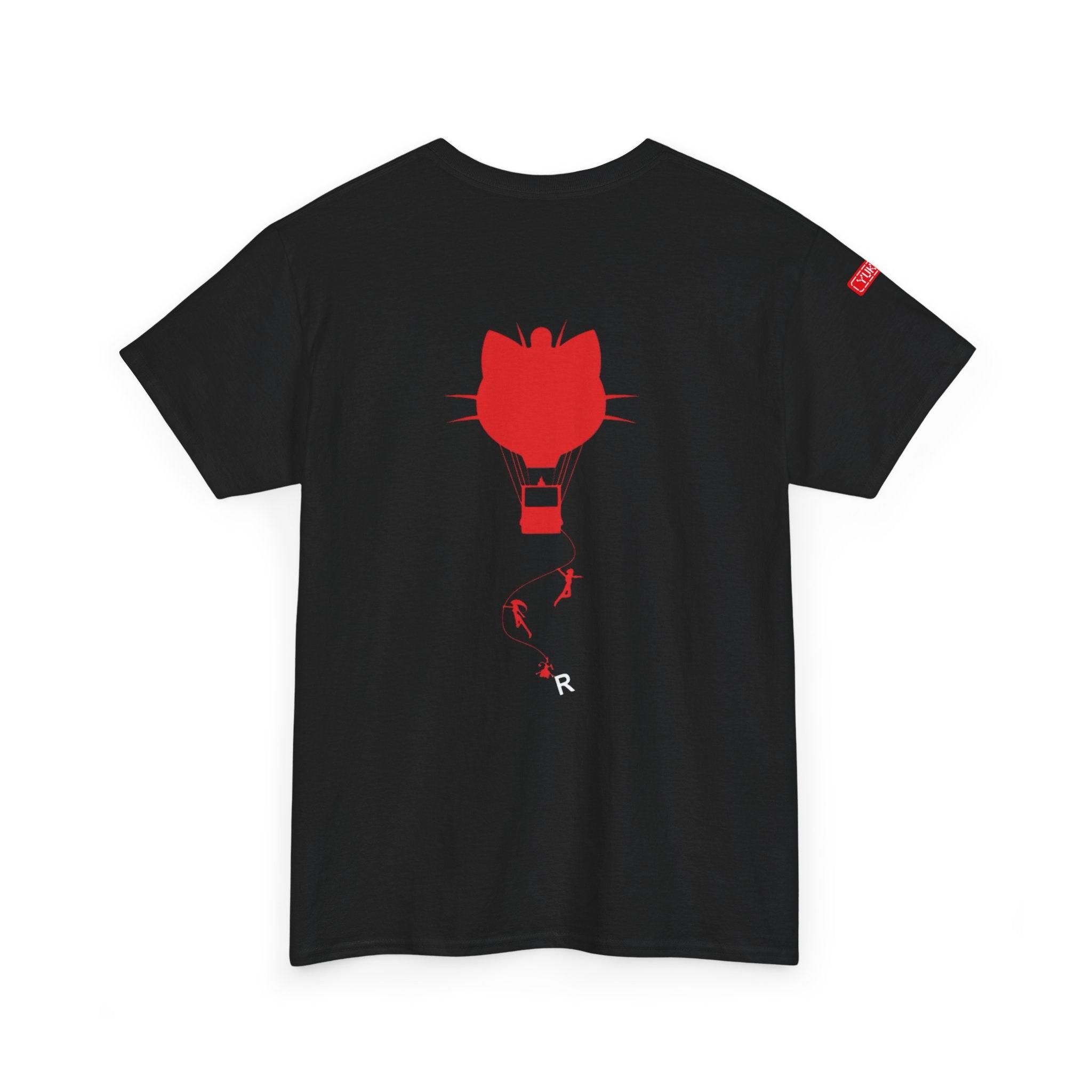 Unisex Heavy Cotton Tee - Team Rocket Forever (Design On Back) - Yukan Iconic