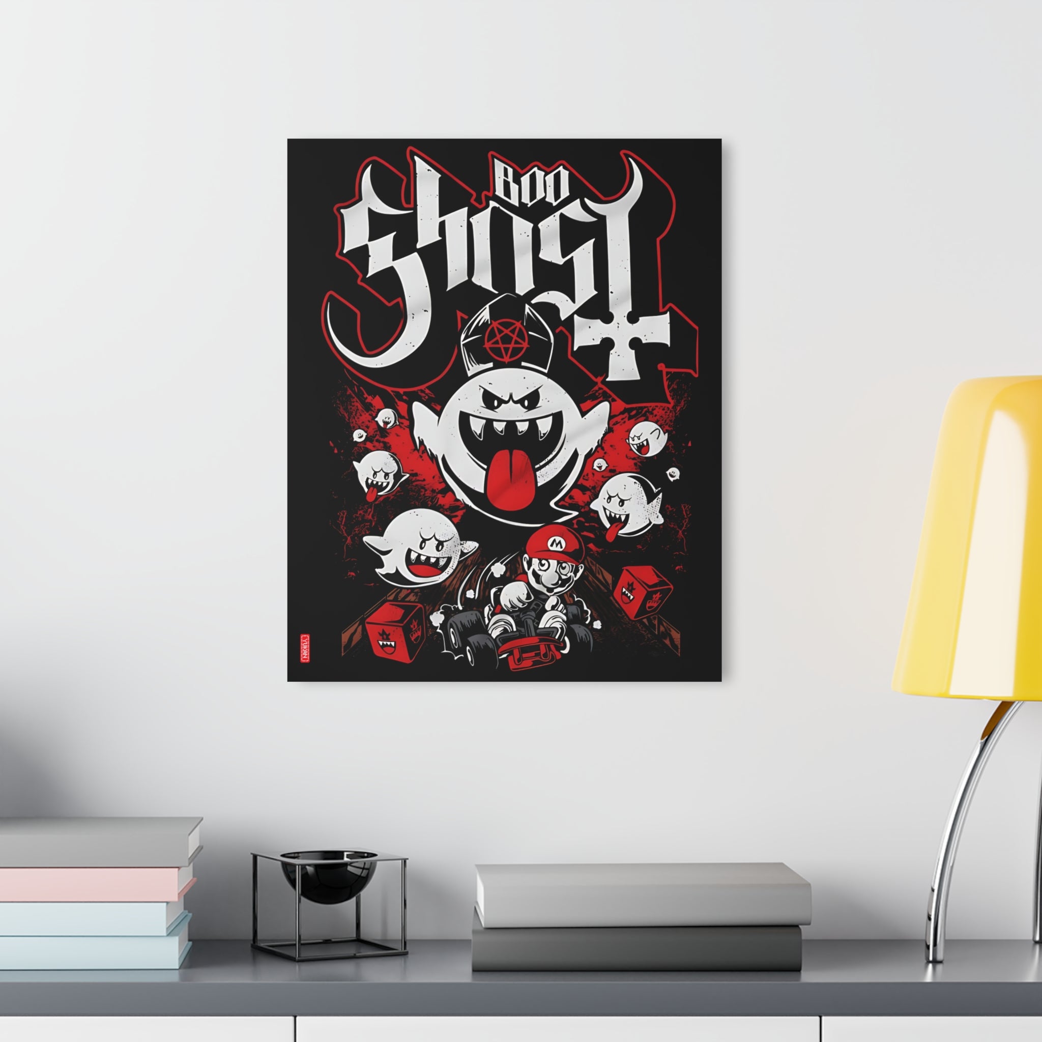 Acrylic Artwork - King Boo Pursuit - Yukan Iconic