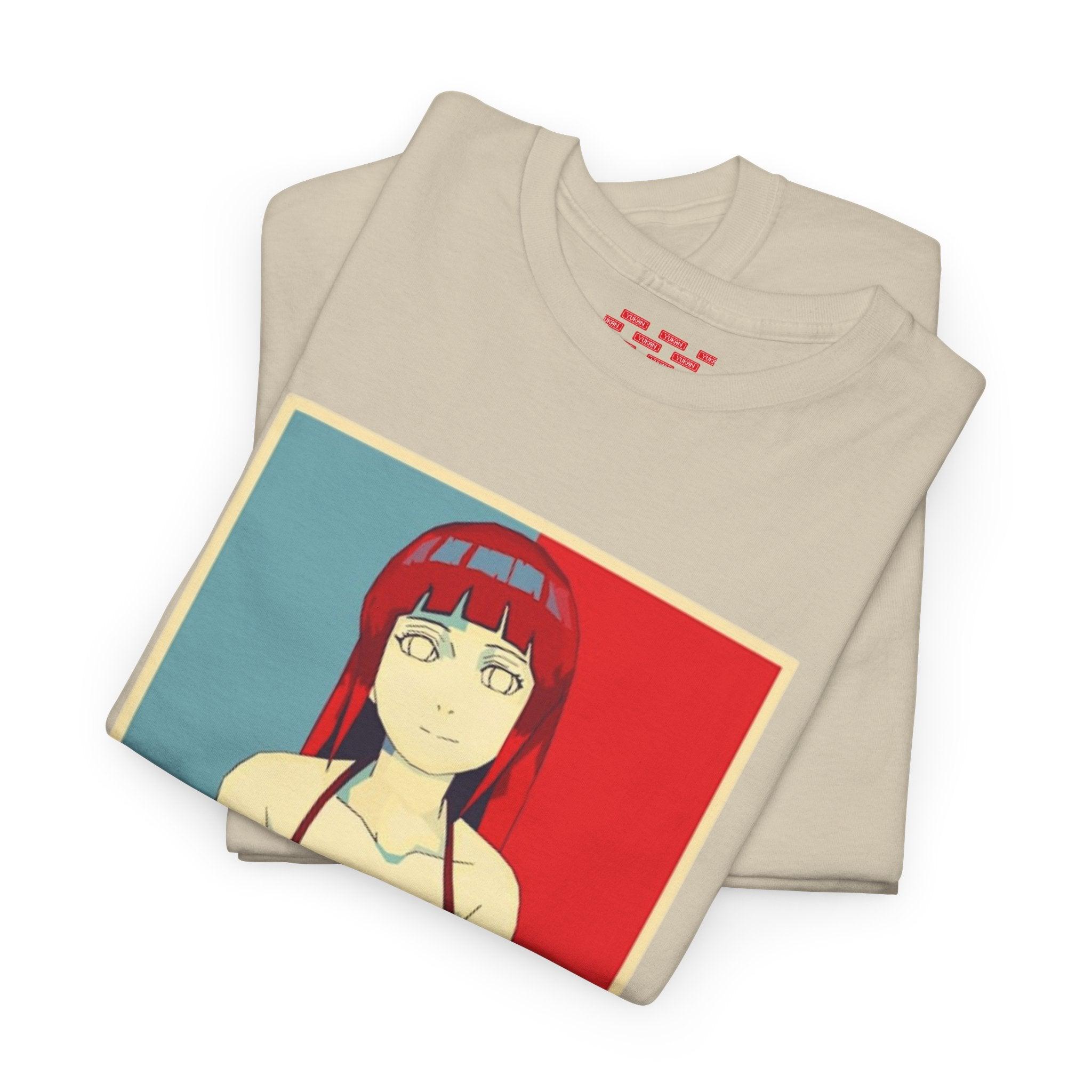 Unisex Heavy Cotton Tee - Hinata Waifu - Yukan Iconic