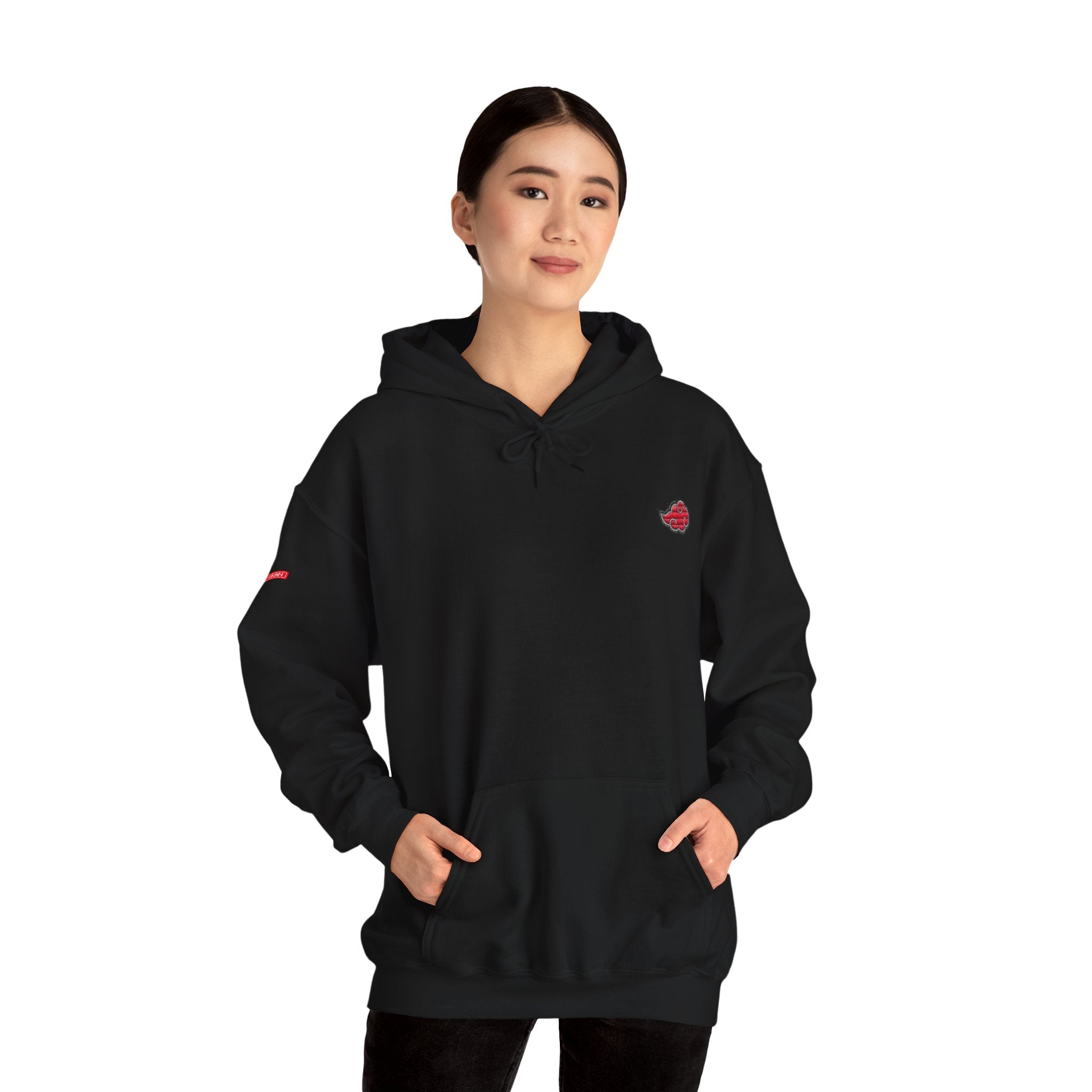 Hoodie - Embroided Akatsuki Cloud