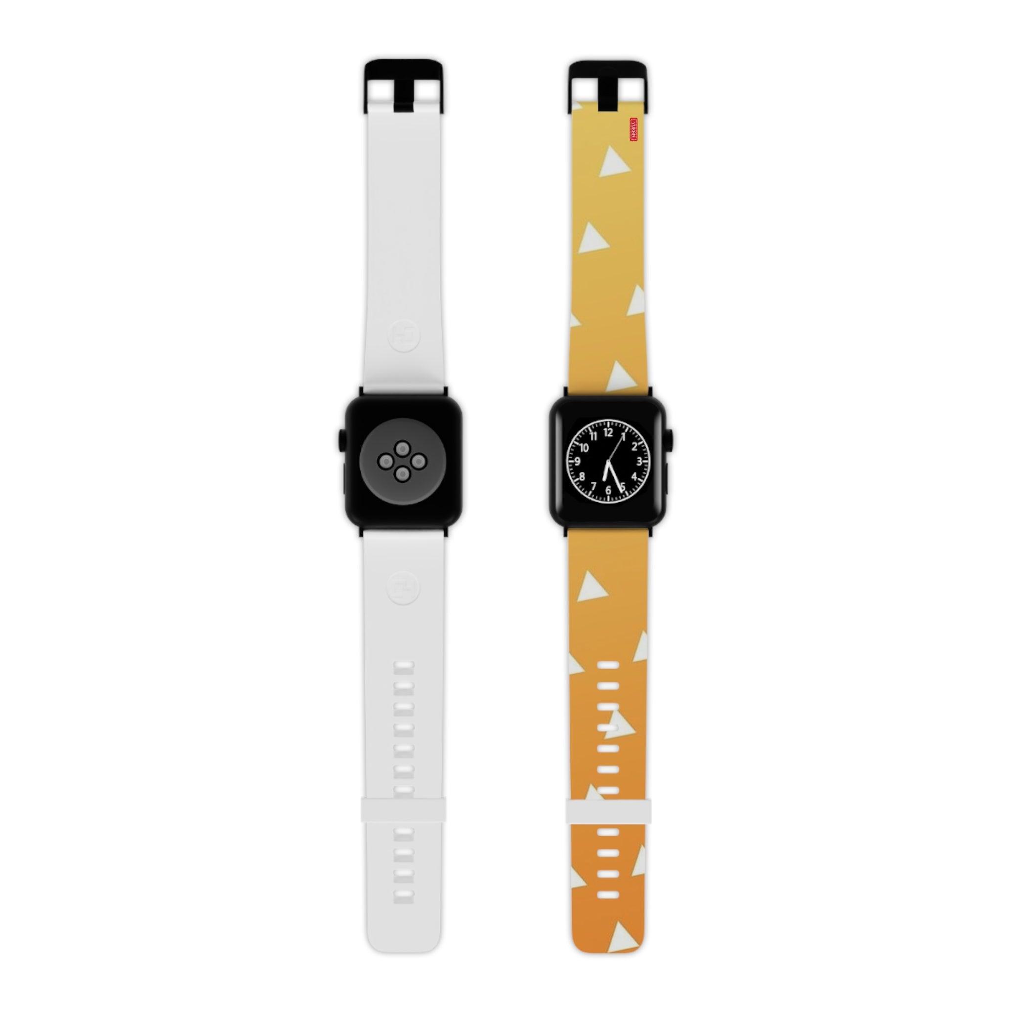 Silicon Apple Watch Band - Zenitsu Pattern - Yukan Iconic