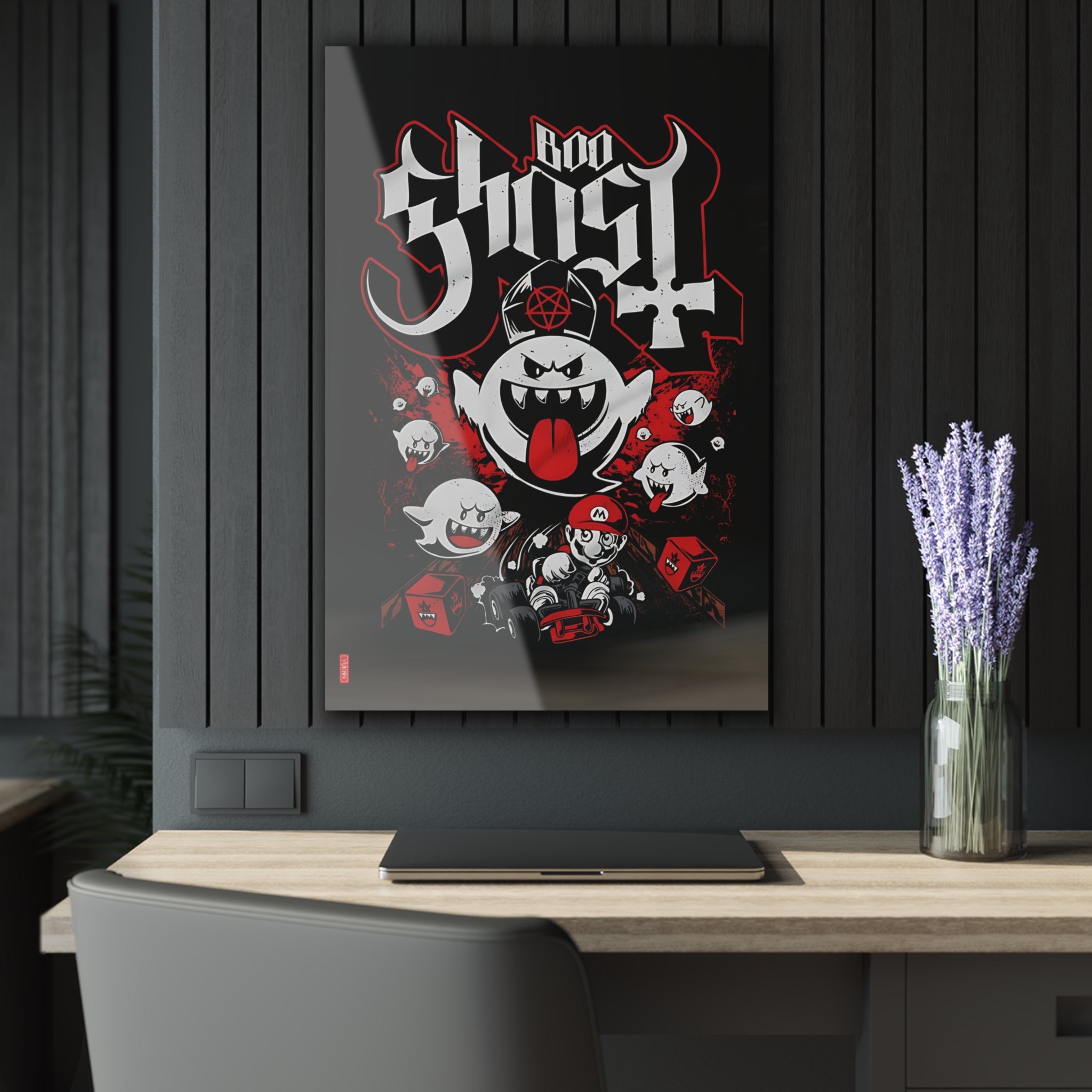 Acrylic Artwork - King Boo Pursuit - Yukan Iconic