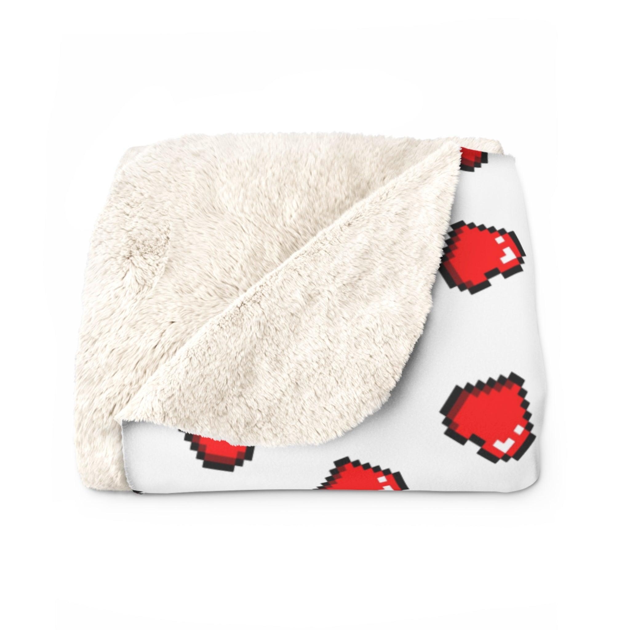 Sherpa Fleece Blanket - One Heart