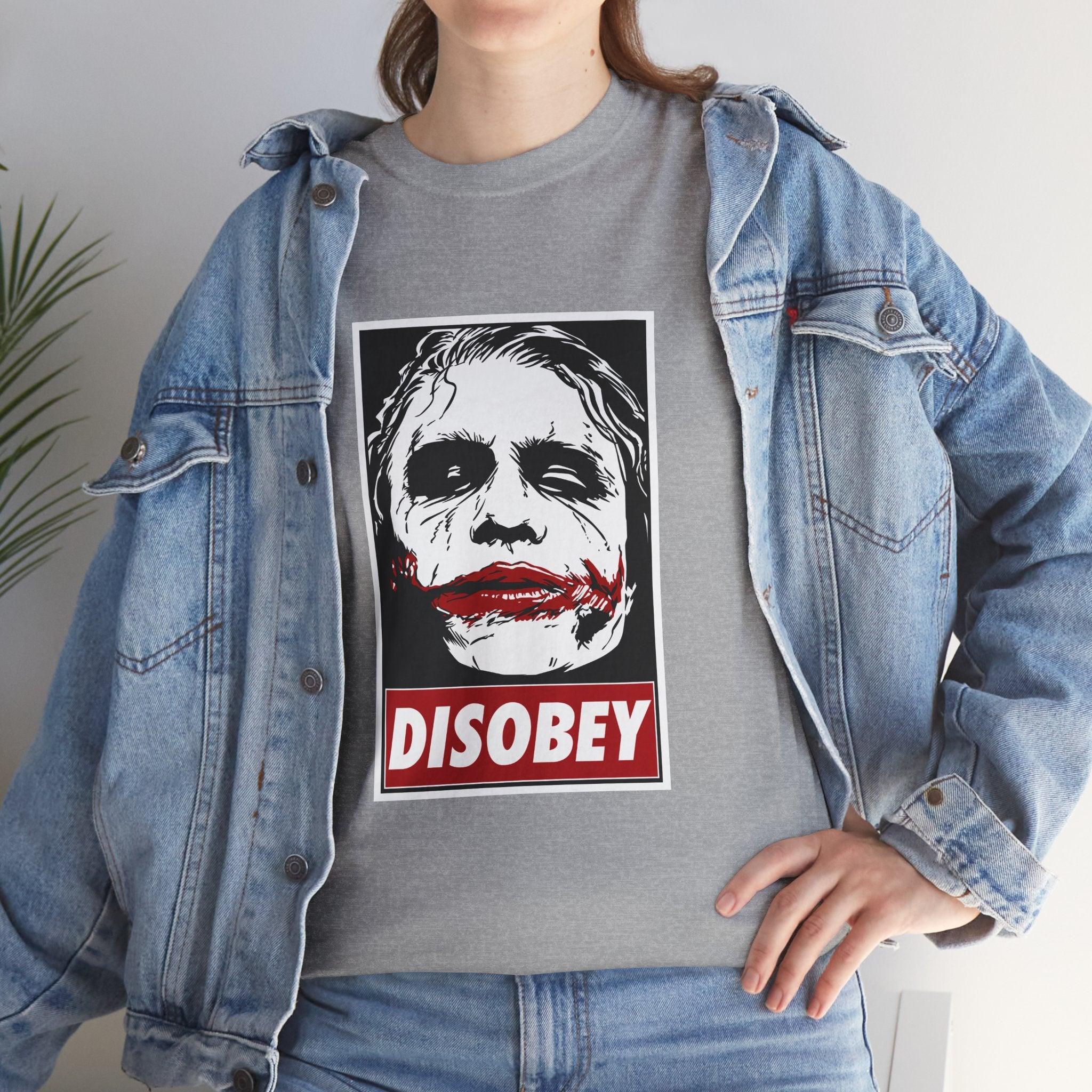 Unisex Heavy Cotton Tee - Disobey - Yukan Iconic