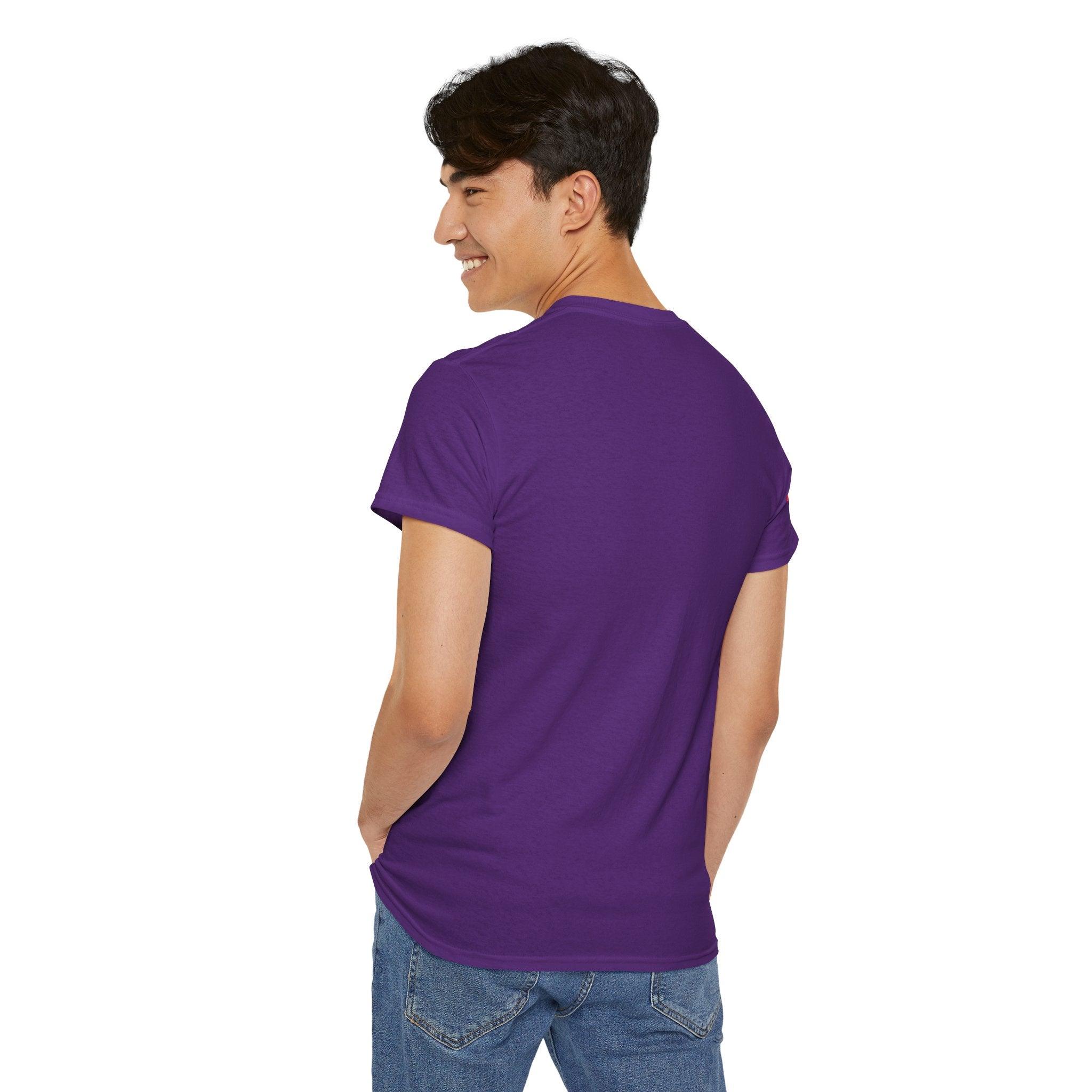 Unisex Heavy Cotton Tee - Purple Face - Yukan Iconic