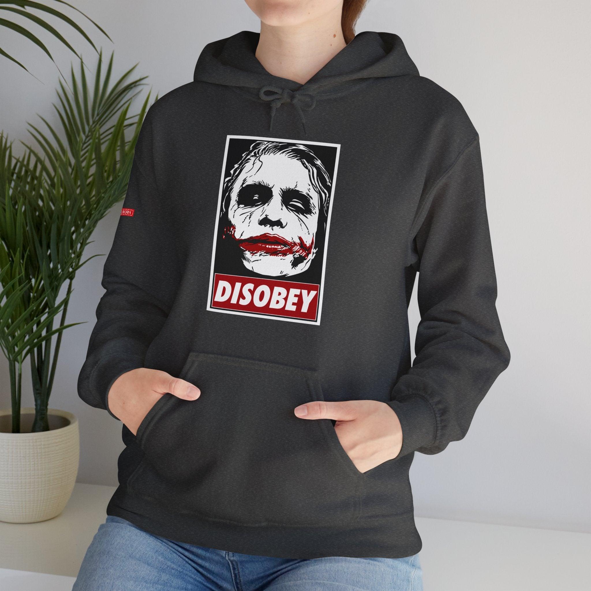 Hoodie | DC Comics - The Joker Disobey | Dark Edition - Yukan Iconic