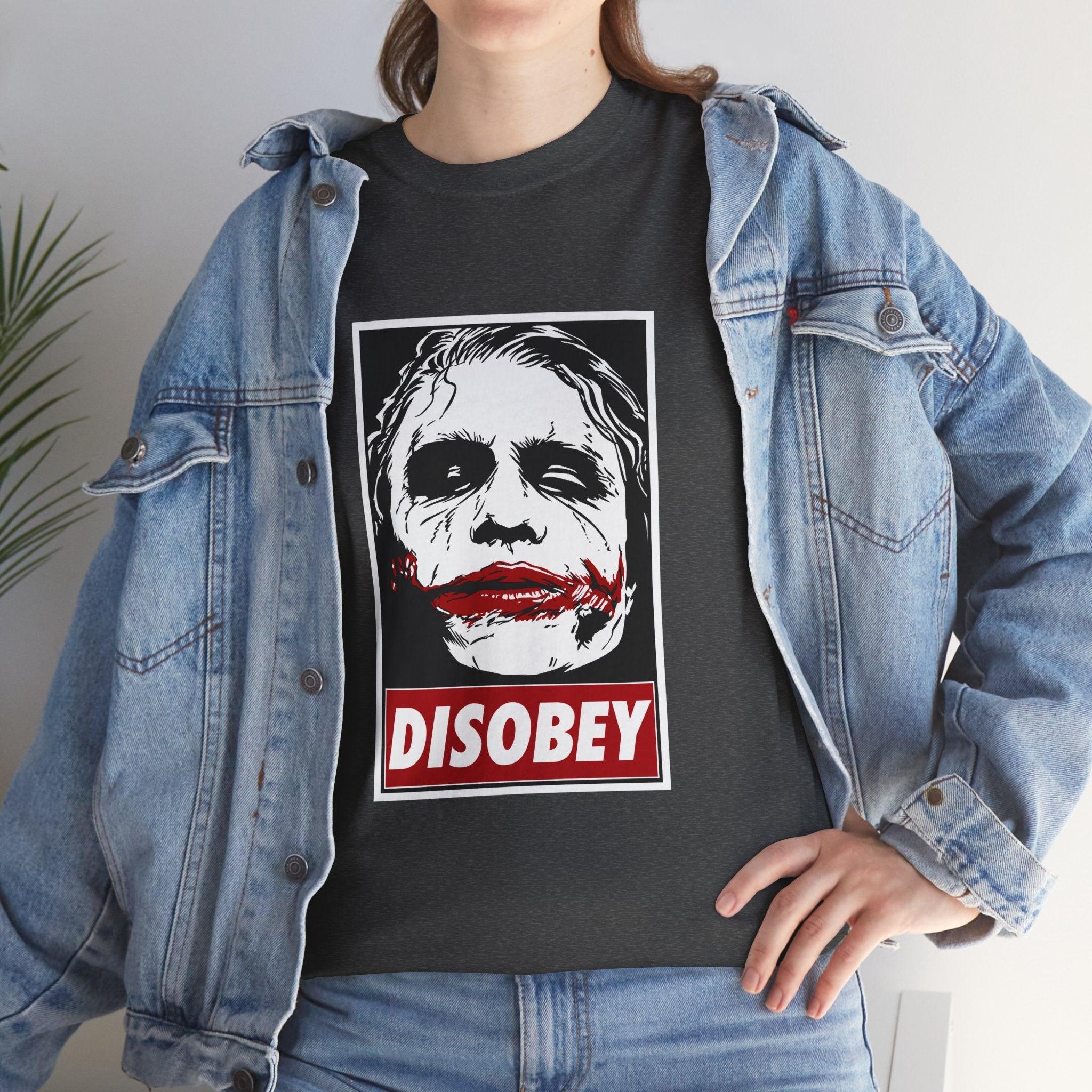 Unisex Heavy Cotton Tee - Disobey - Yukan Iconic