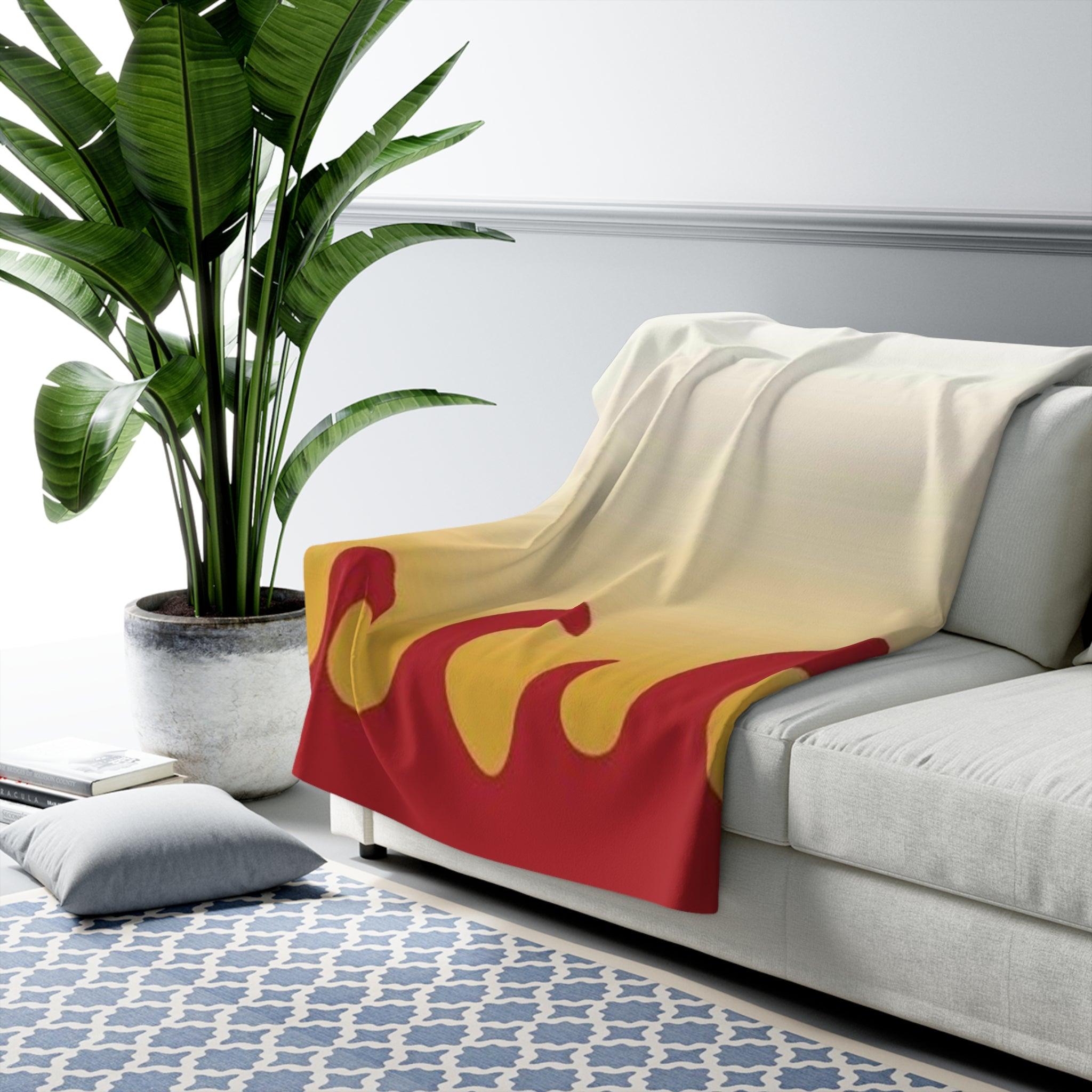 Sherpa Fleece Blanket - Fiery Will