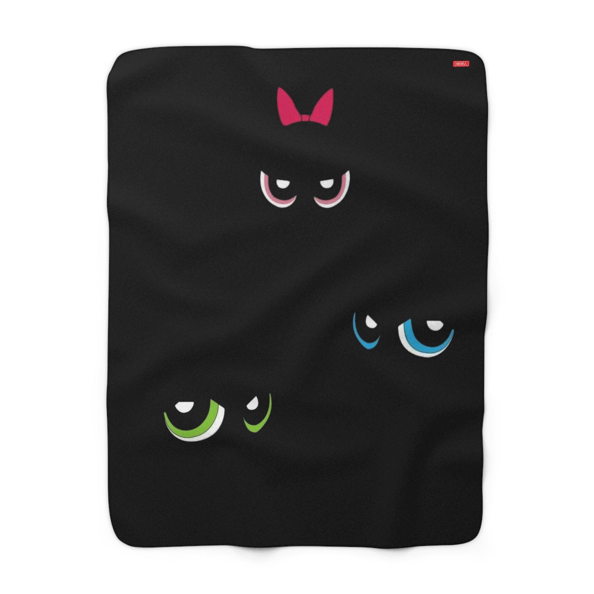 Sherpa Fleece Blanket - Power Puff