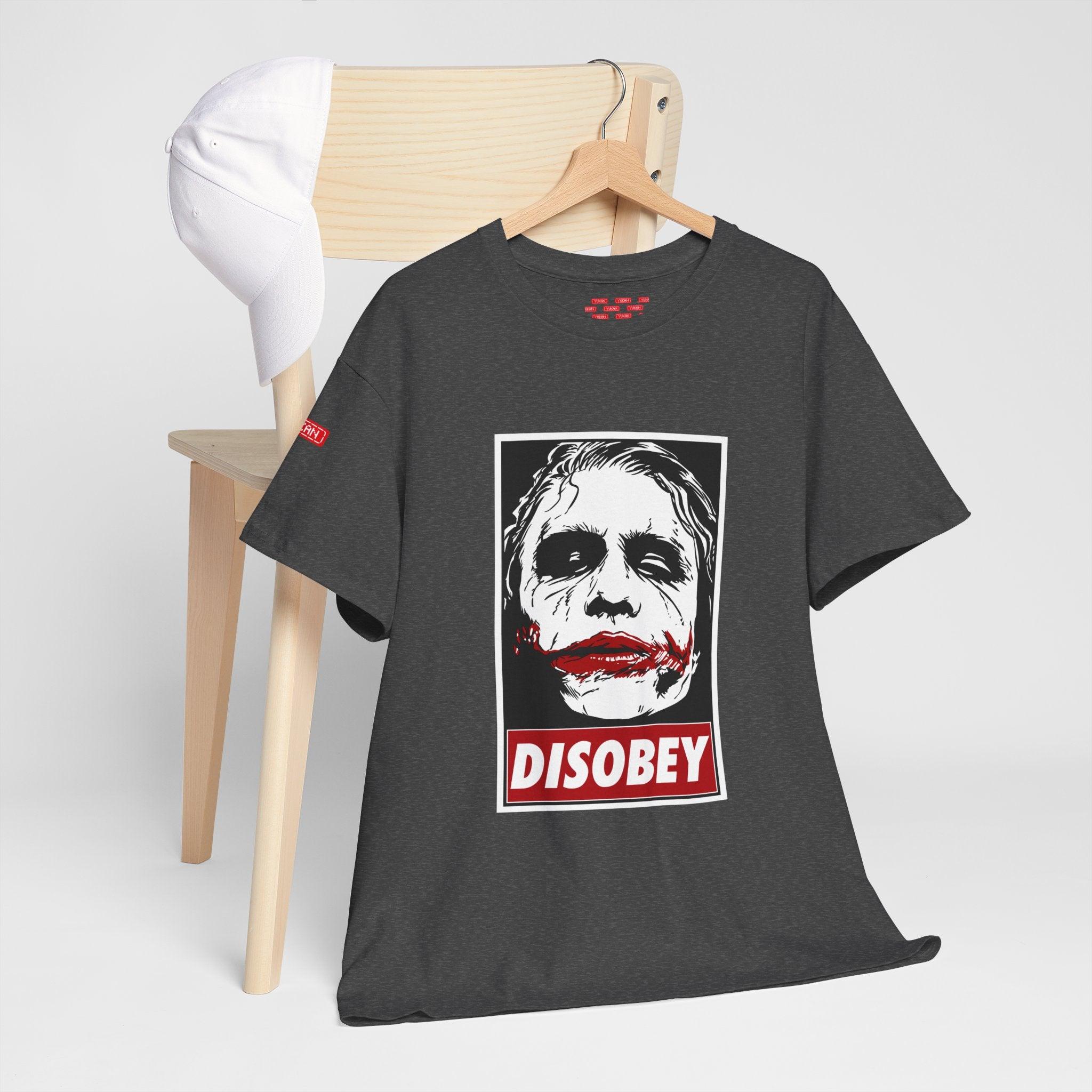 Unisex Heavy Cotton Tee - Disobey - Yukan Iconic