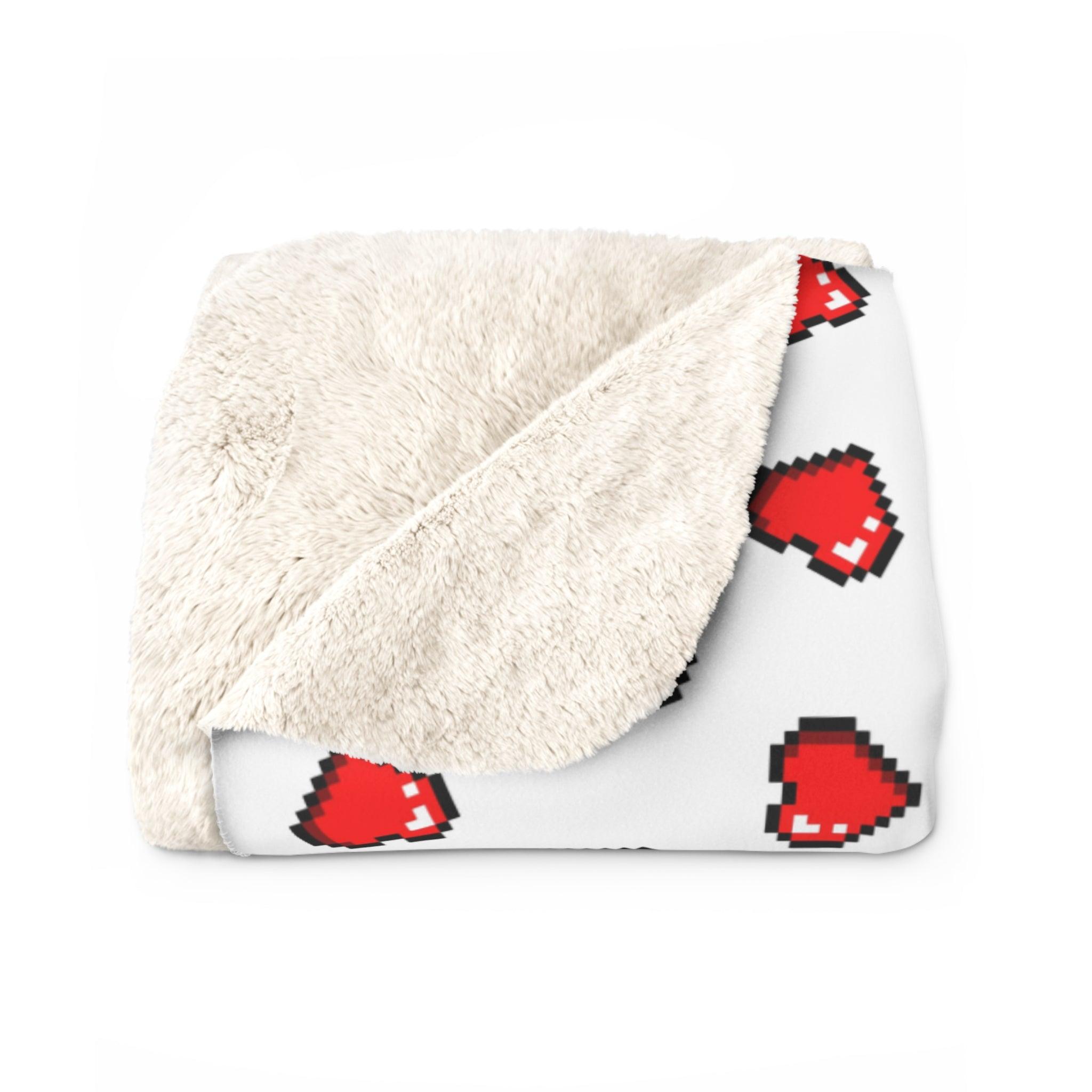 Sherpa Fleece Blanket - One Heart