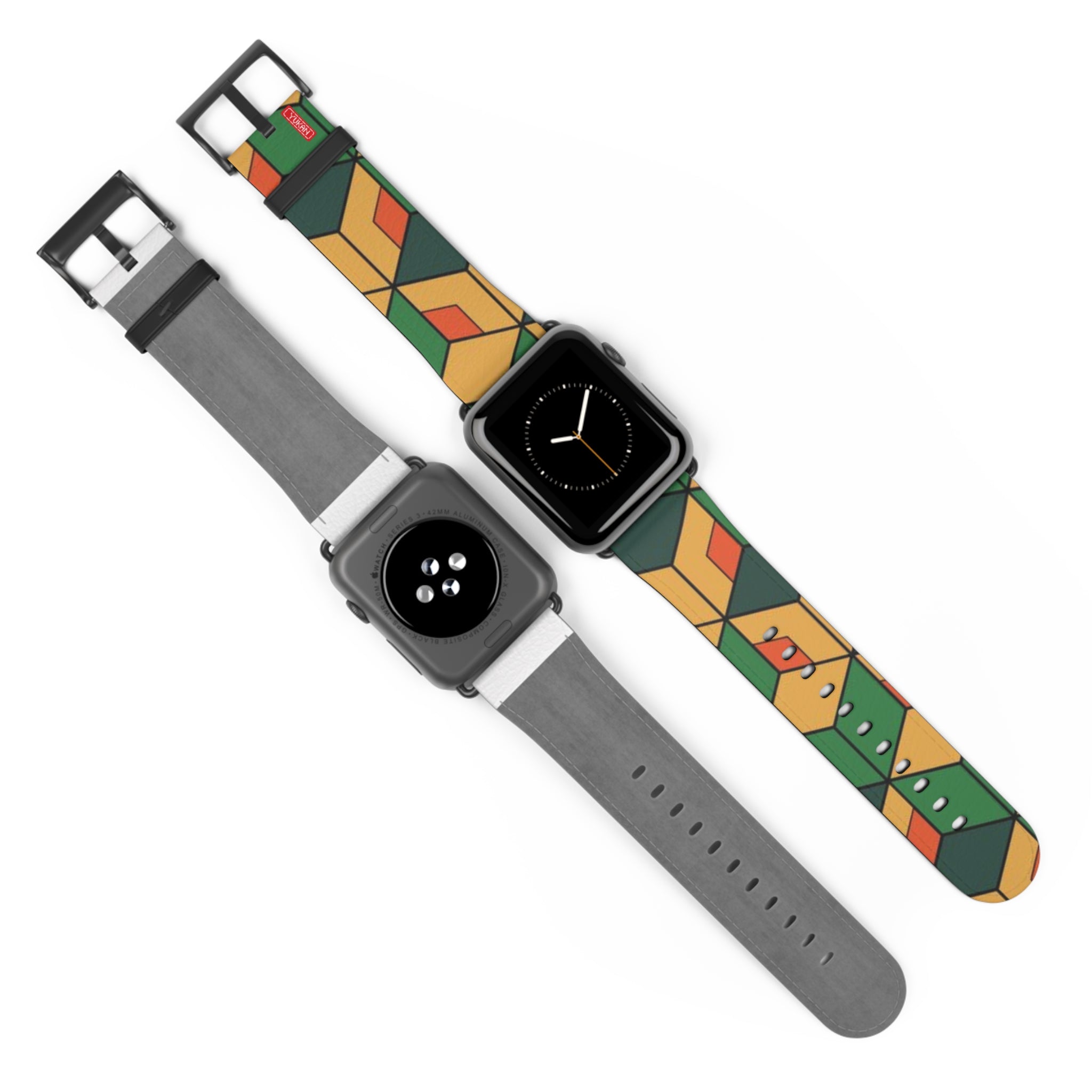 Lether Apple Watch Band - Gyu Pattern