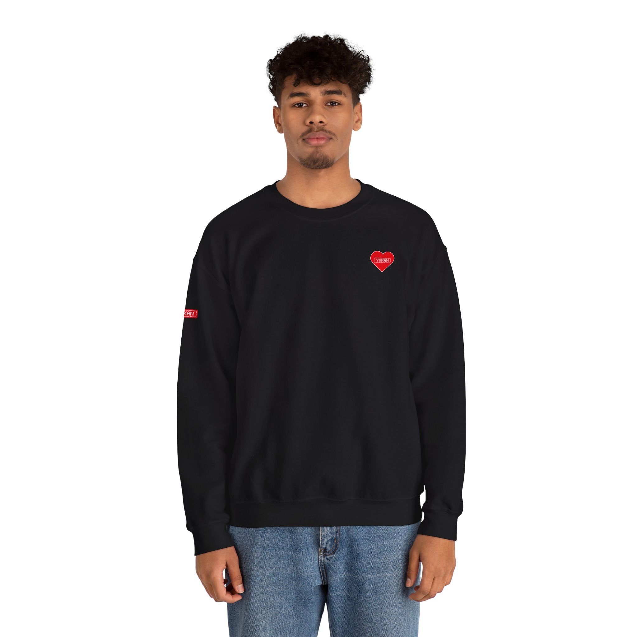 Heavy Crewneck Sweatshirt - YUKAN HEARTBEAT