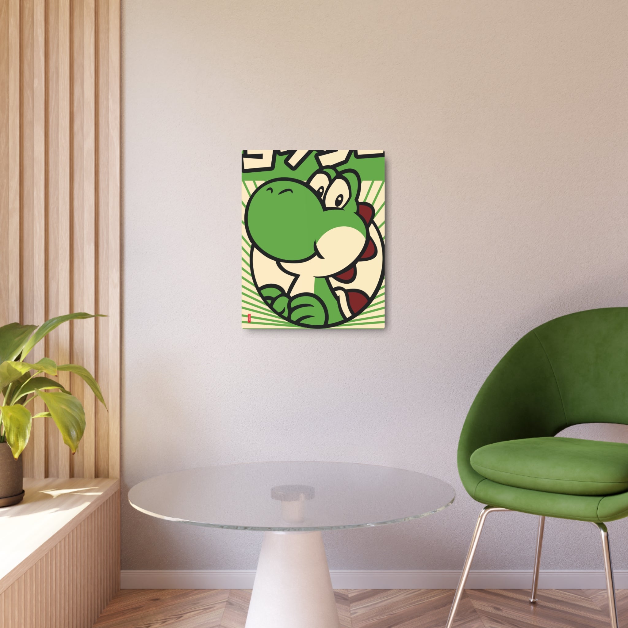 Aluminium Artwork - Cutie Yoshi - Yukan Iconic