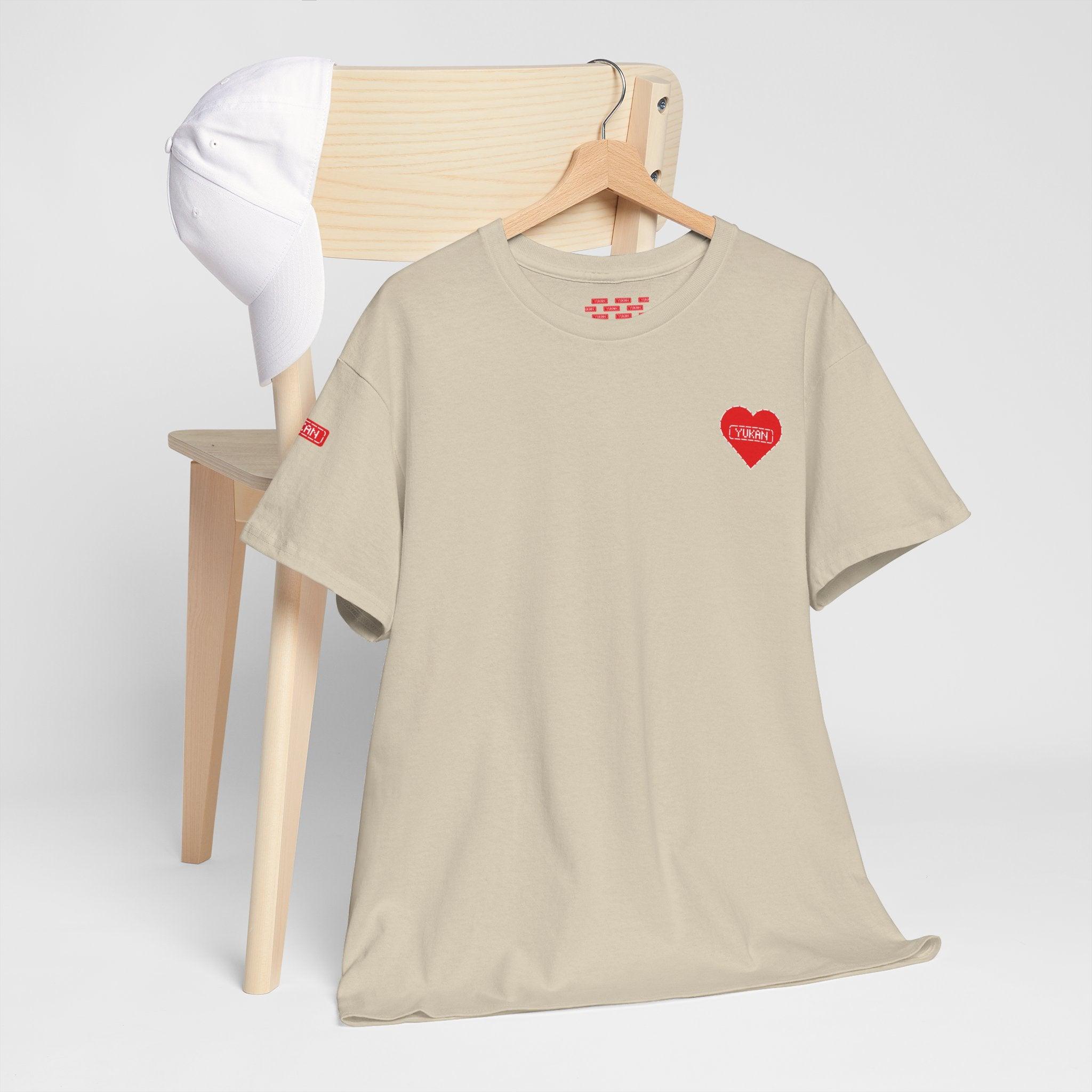 Unisex Heavy Cotton Tee - YUKAN HEARTBEAT - Yukan Iconic