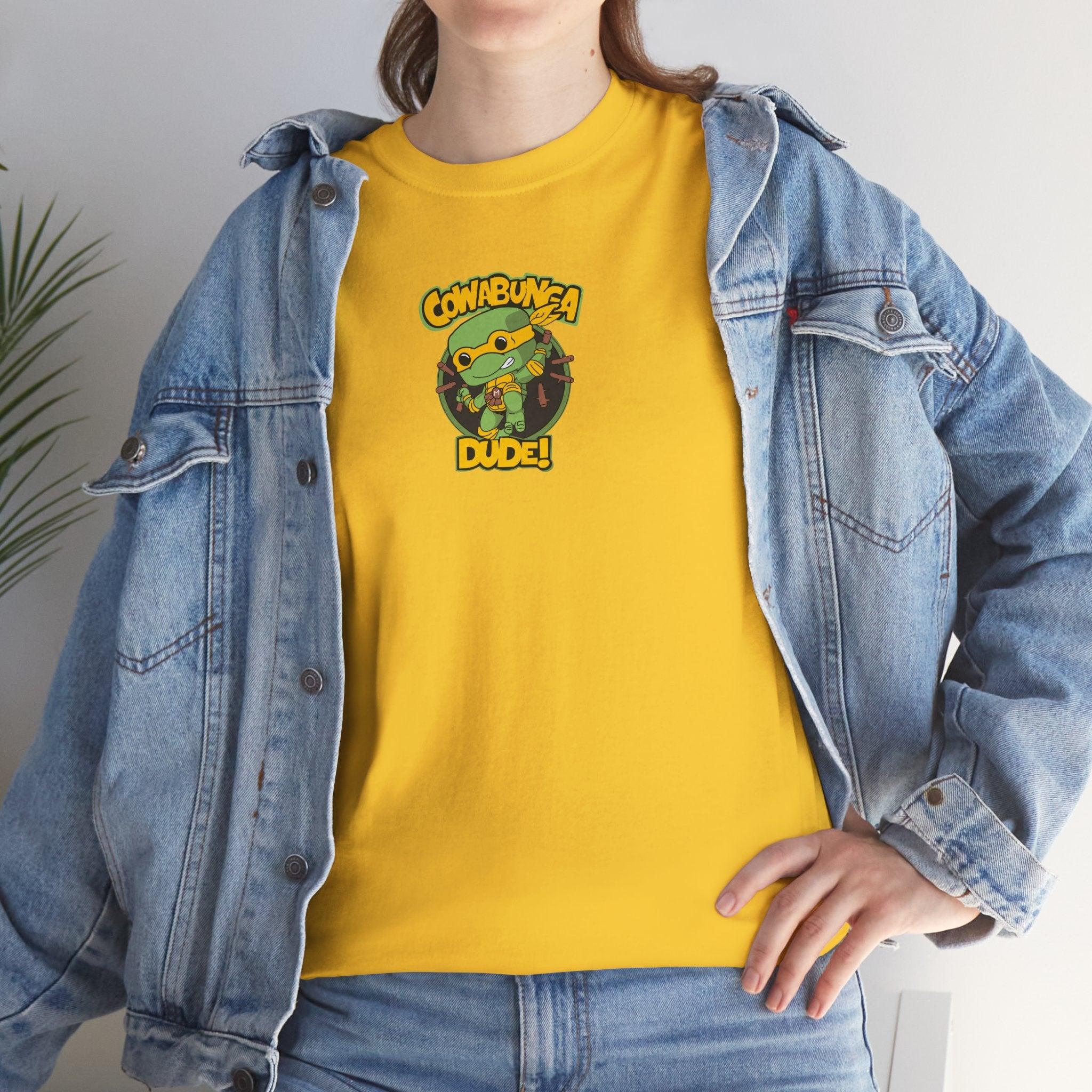 Unisex Heavy Cotton Tee - COWABUNGA! - Yukan Iconic