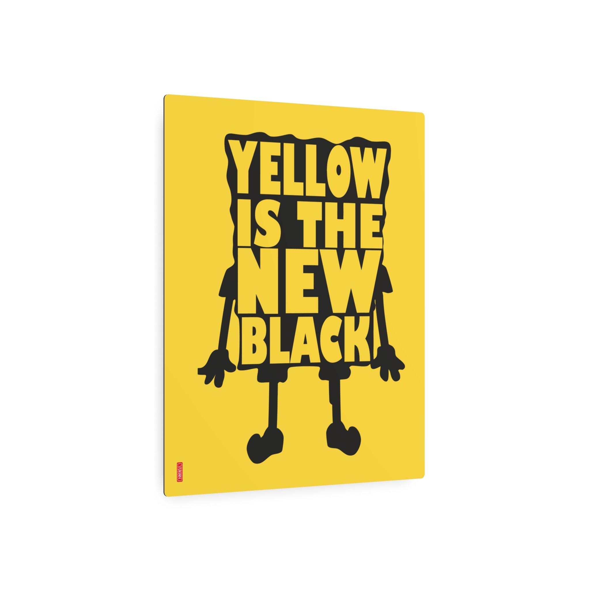 Aluminium Artwork - Yellow is the new black - Yukan Iconic