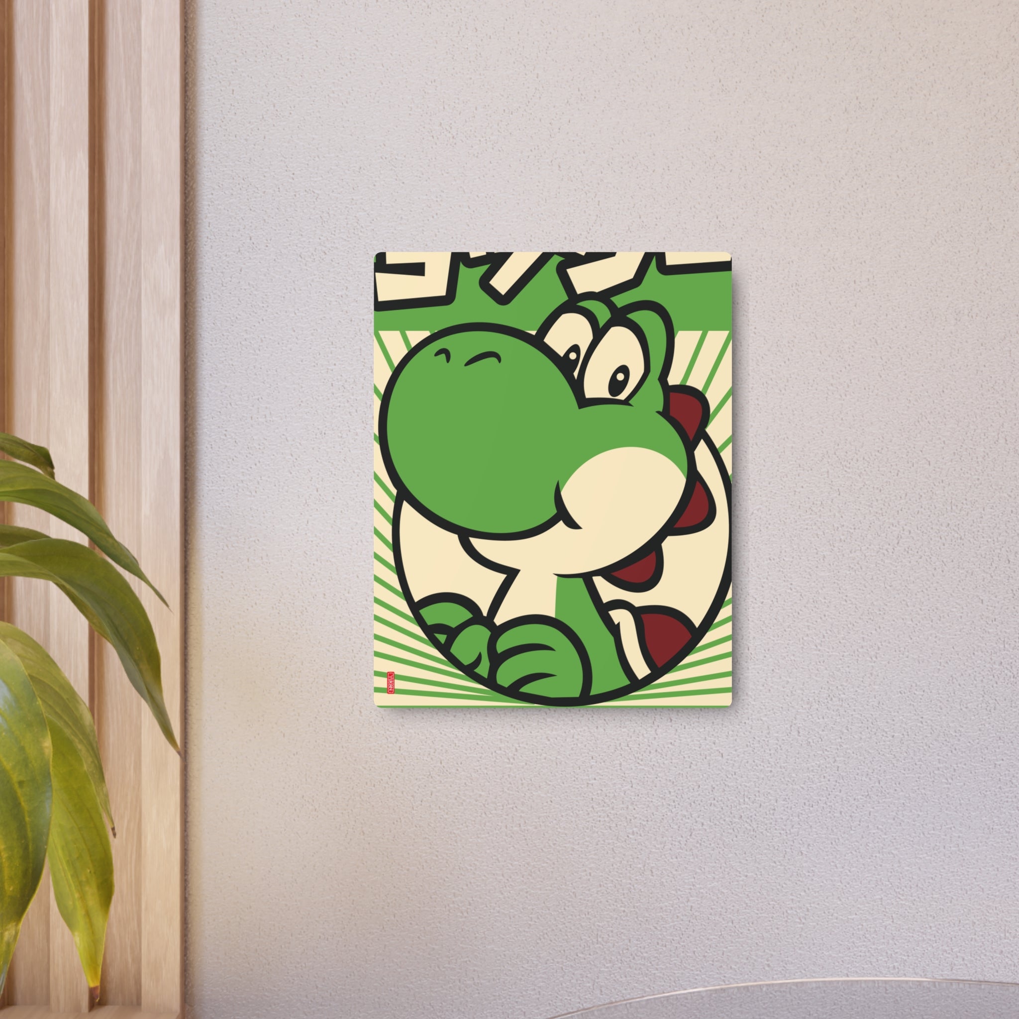 Aluminium Artwork - Cutie Yoshi - Yukan Iconic