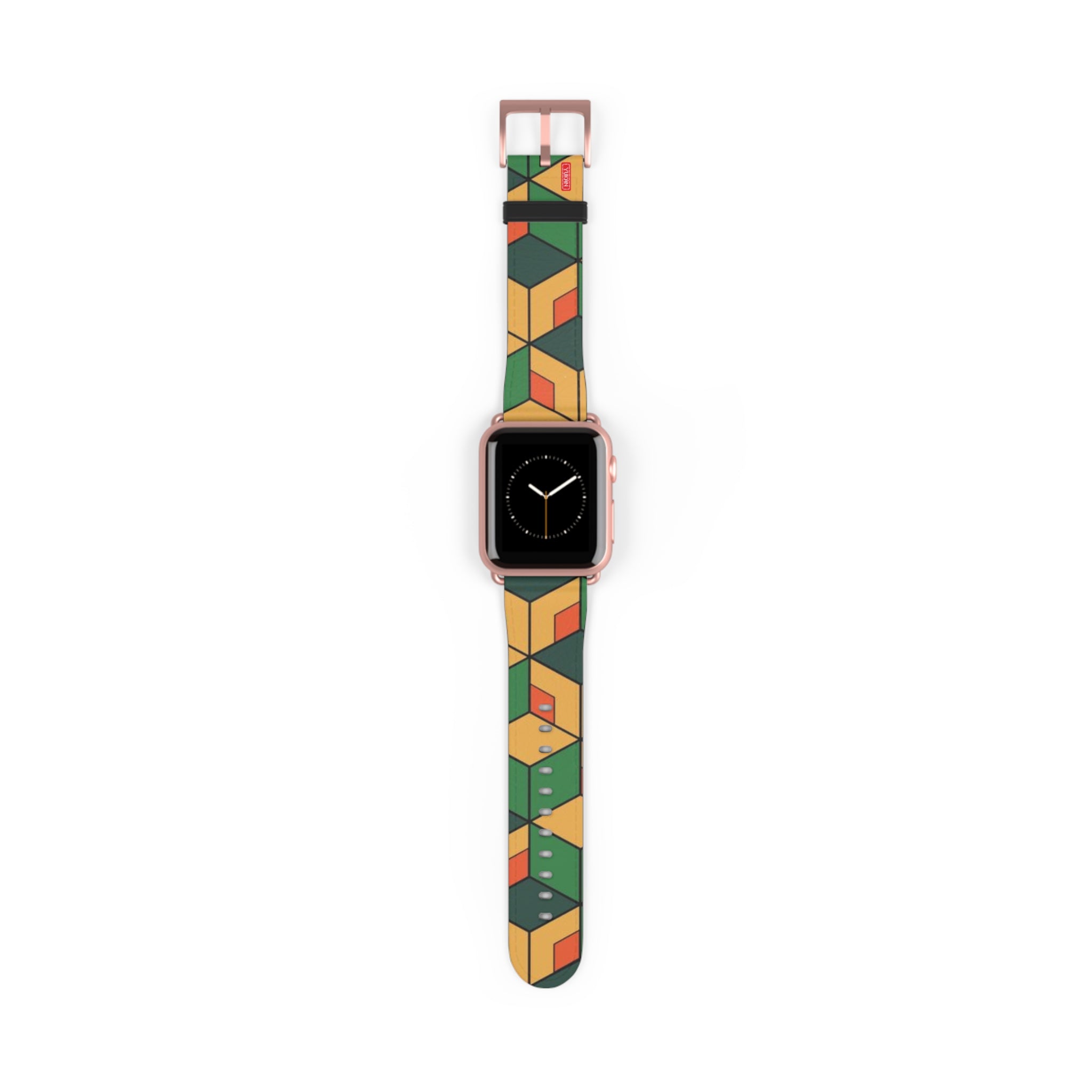 Lether Apple Watch Band - Gyu Pattern