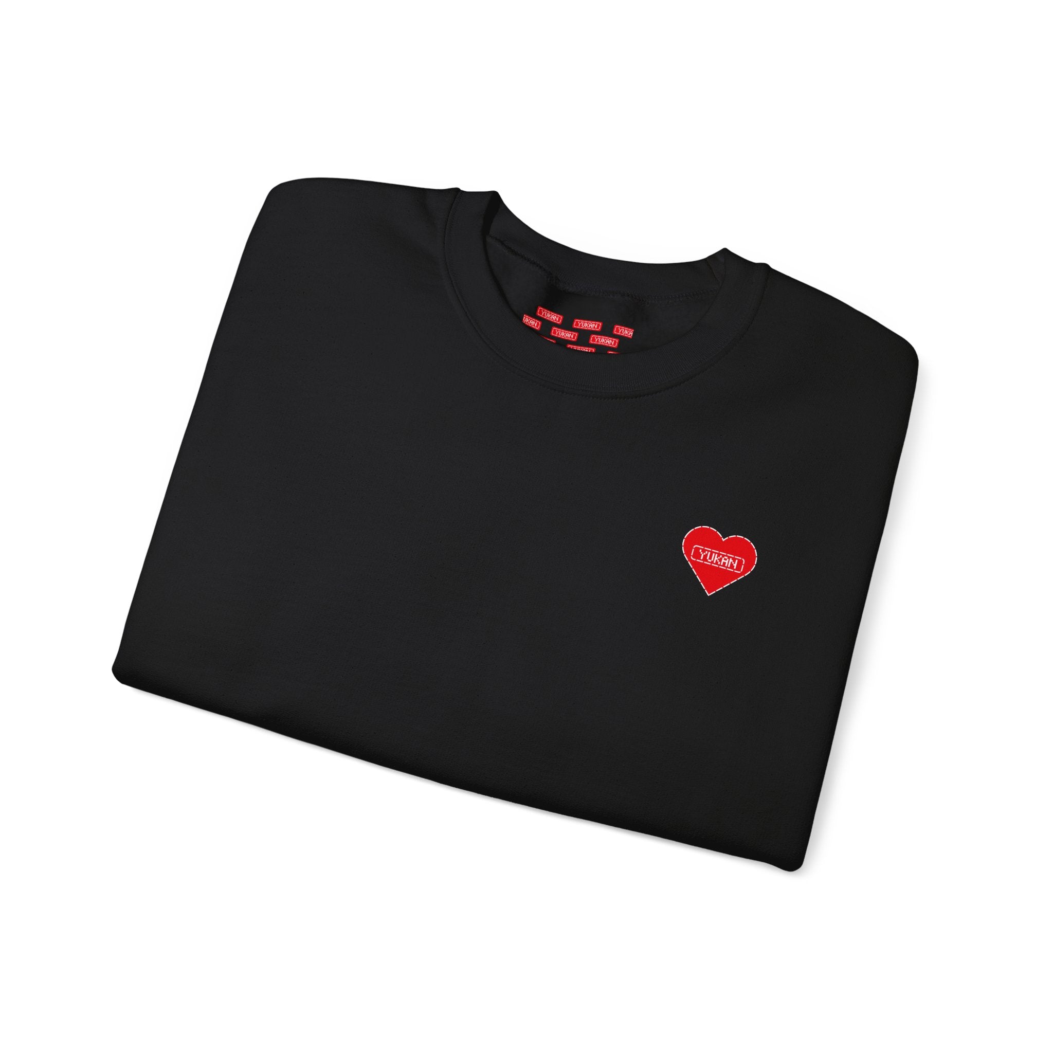 Heavy Crewneck Sweatshirt - YUKAN HEARTBEAT