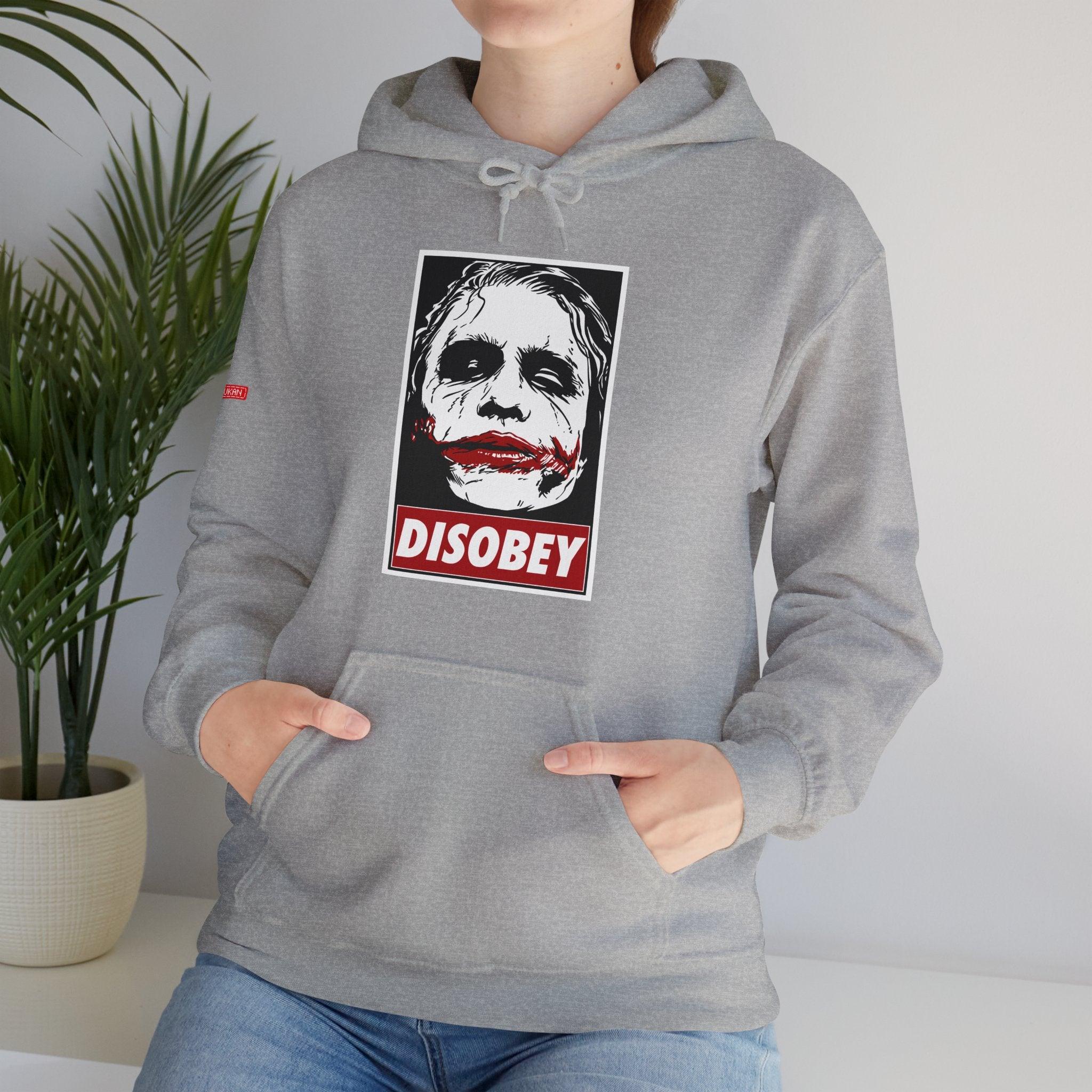 Hoodie | DC Comics - The Joker Disobey | Dark Edition - Yukan Iconic