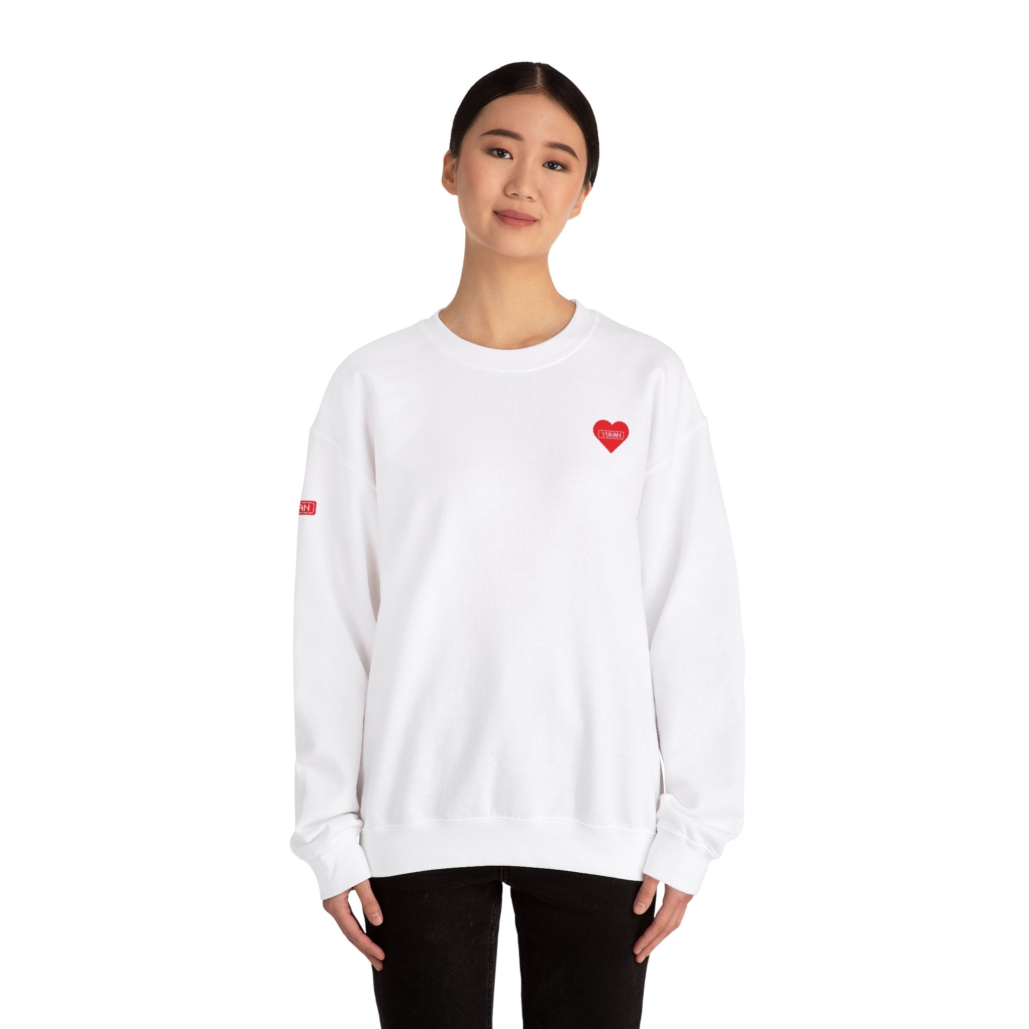 Heavy Crewneck Sweatshirt - YUKAN HEARTBEAT