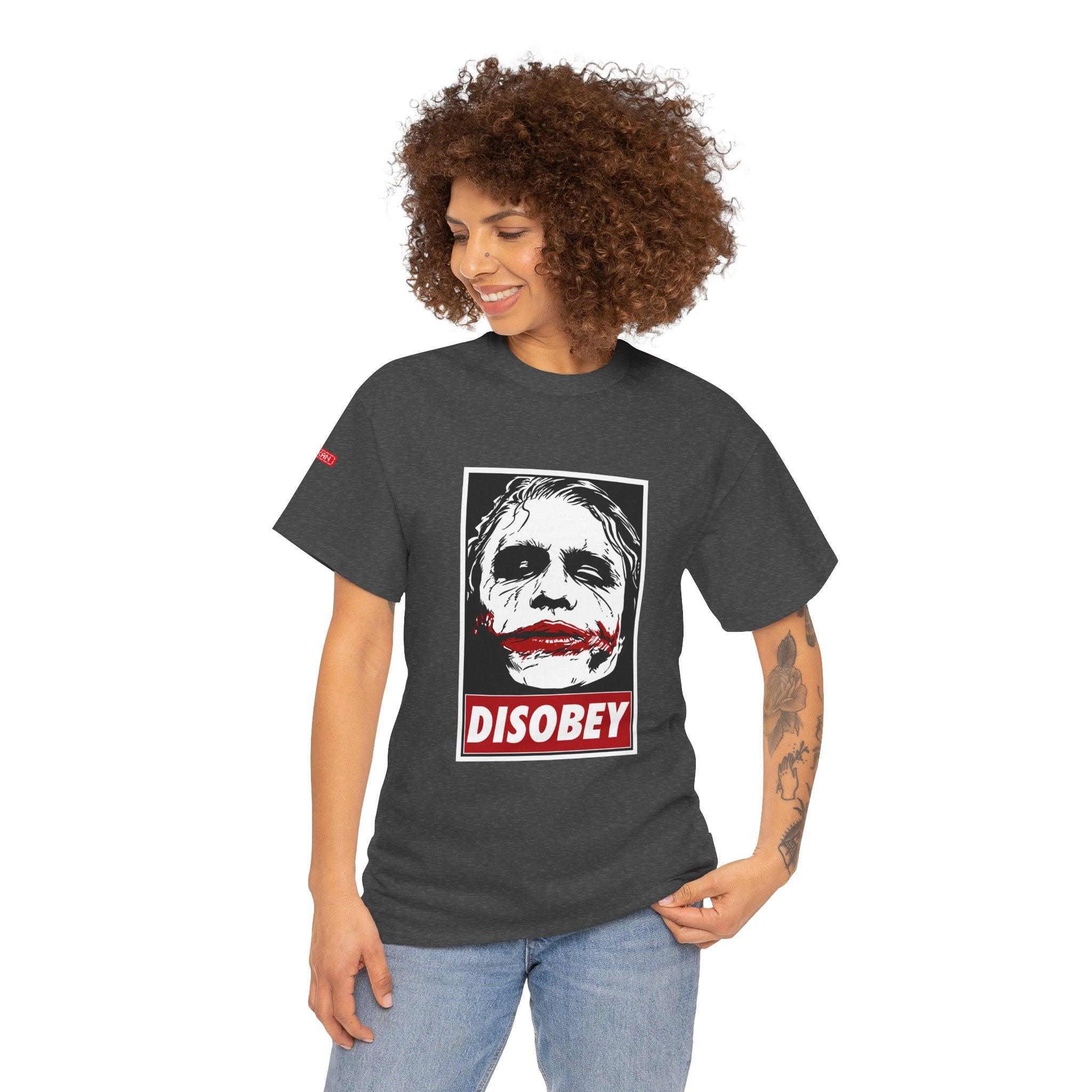 Unisex Heavy Cotton Tee - Disobey - Yukan Iconic