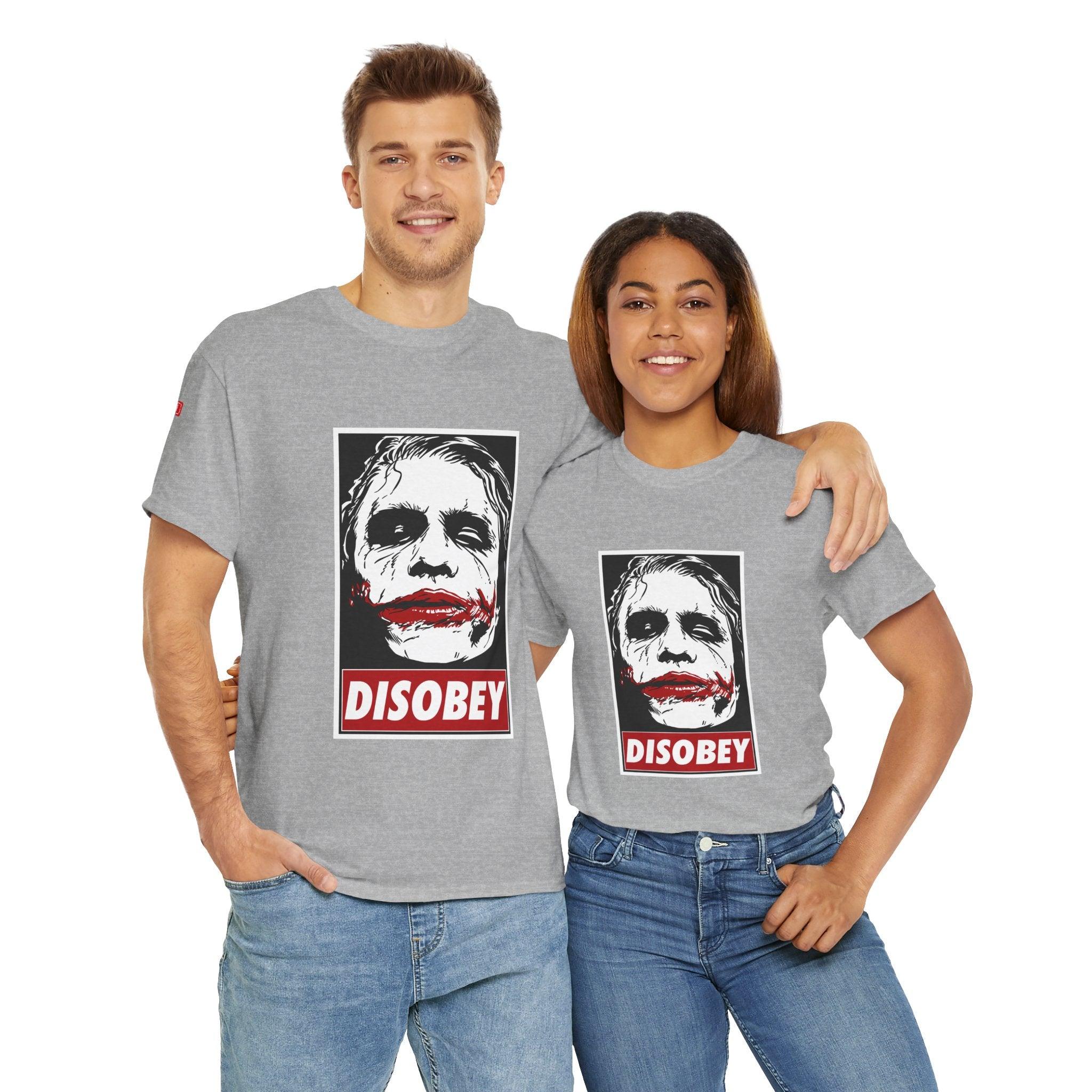 Unisex Heavy Cotton Tee - Disobey - Yukan Iconic