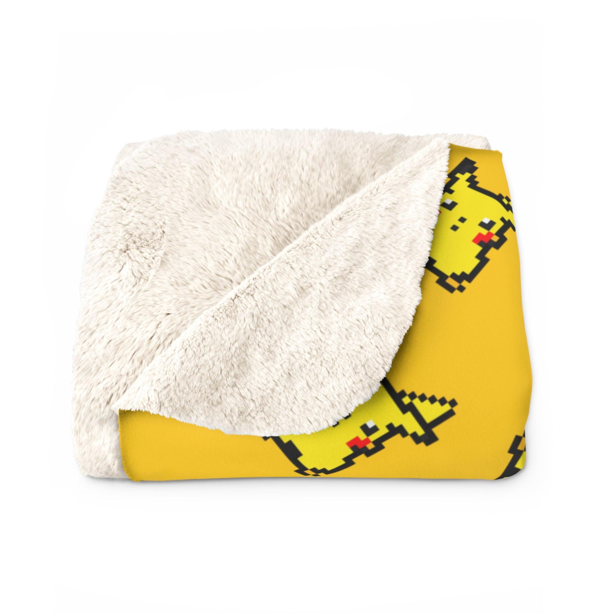 Sherpa Fleece Blanket - Electric Mouss - Yukan Iconic