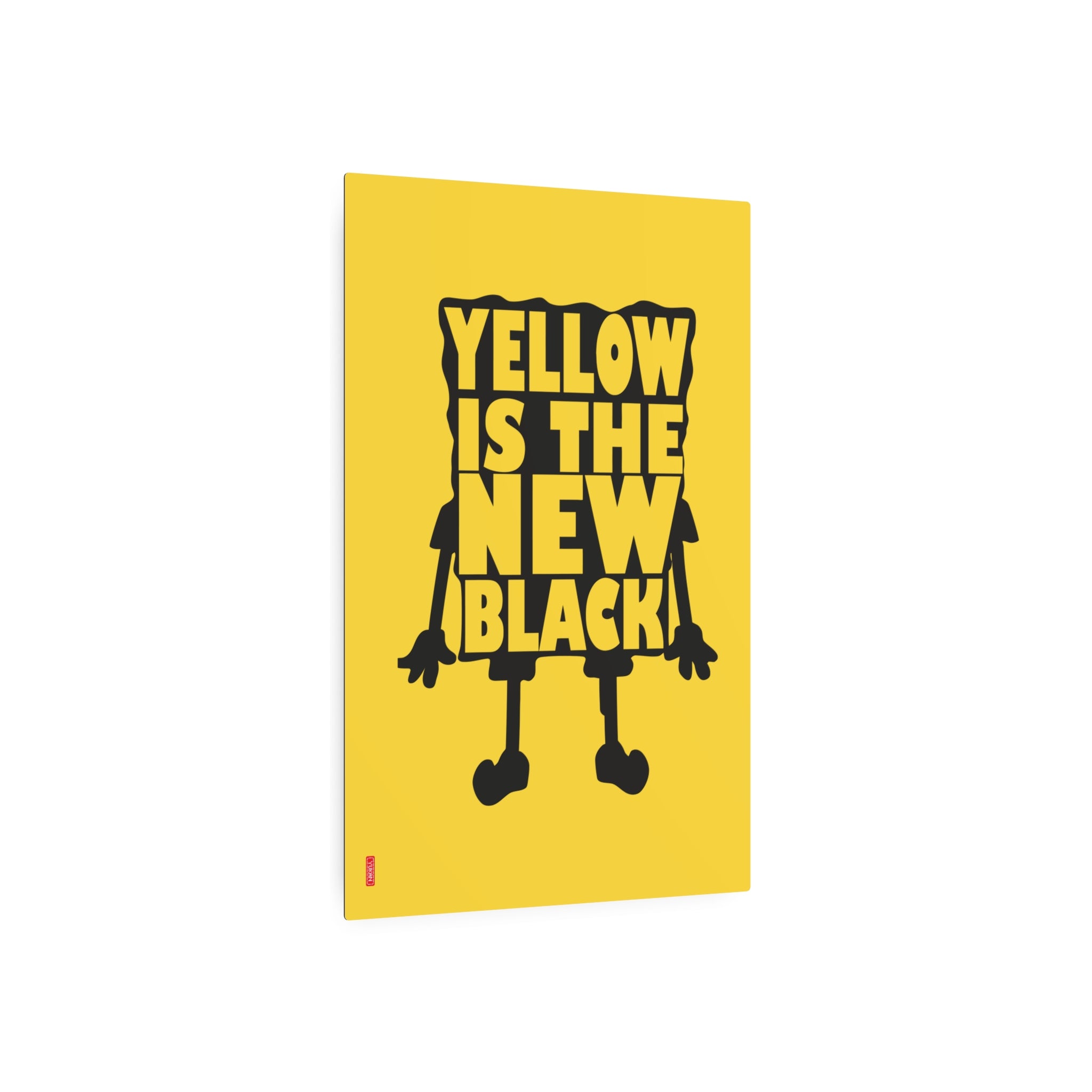 Aluminium Artwork - Yellow is the new black