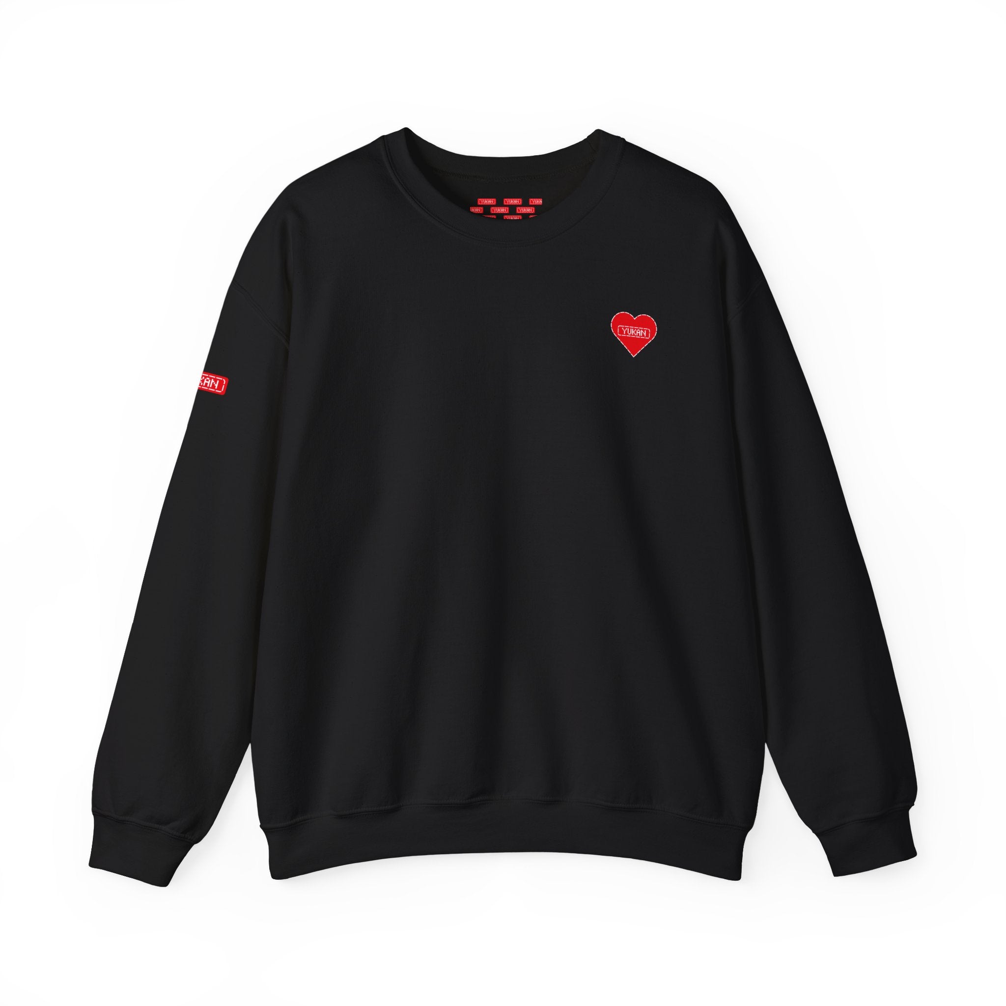 Heavy Crewneck Sweatshirt - YUKAN HEARTBEAT