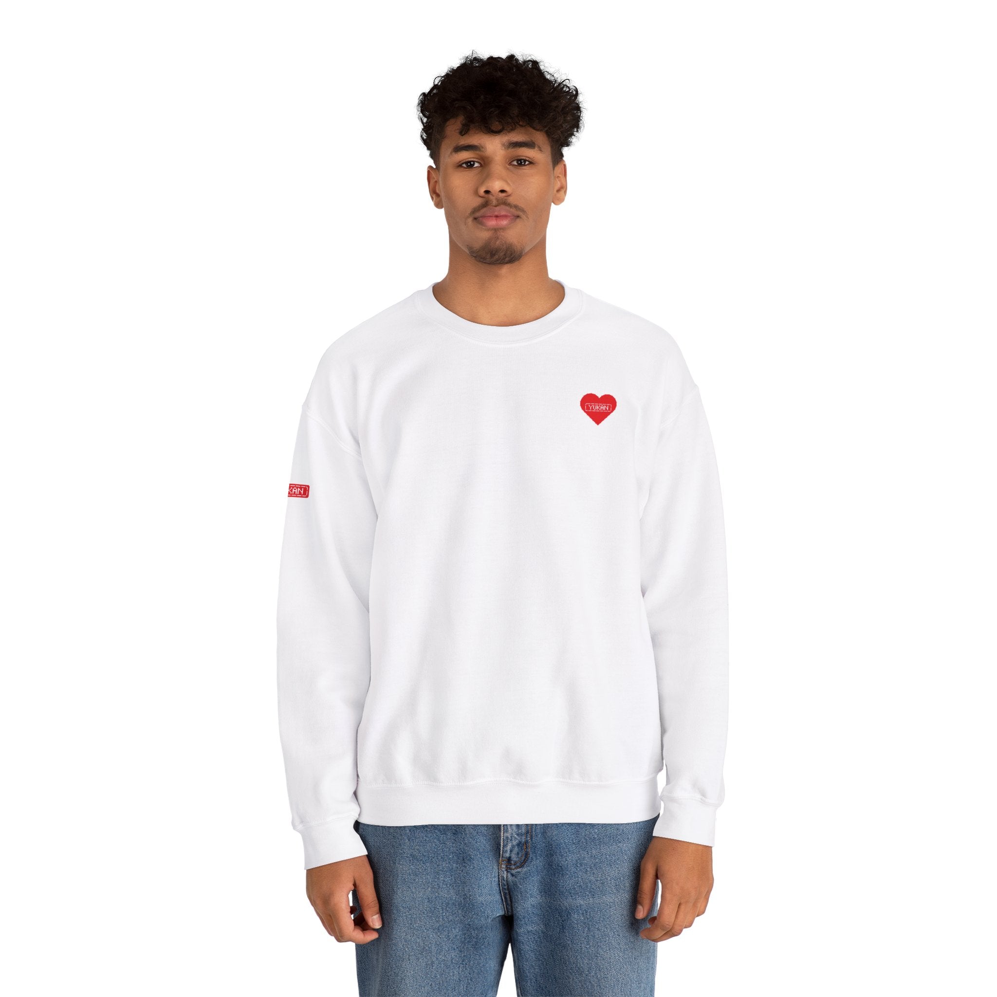 Heavy Crewneck Sweatshirt - YUKAN HEARTBEAT