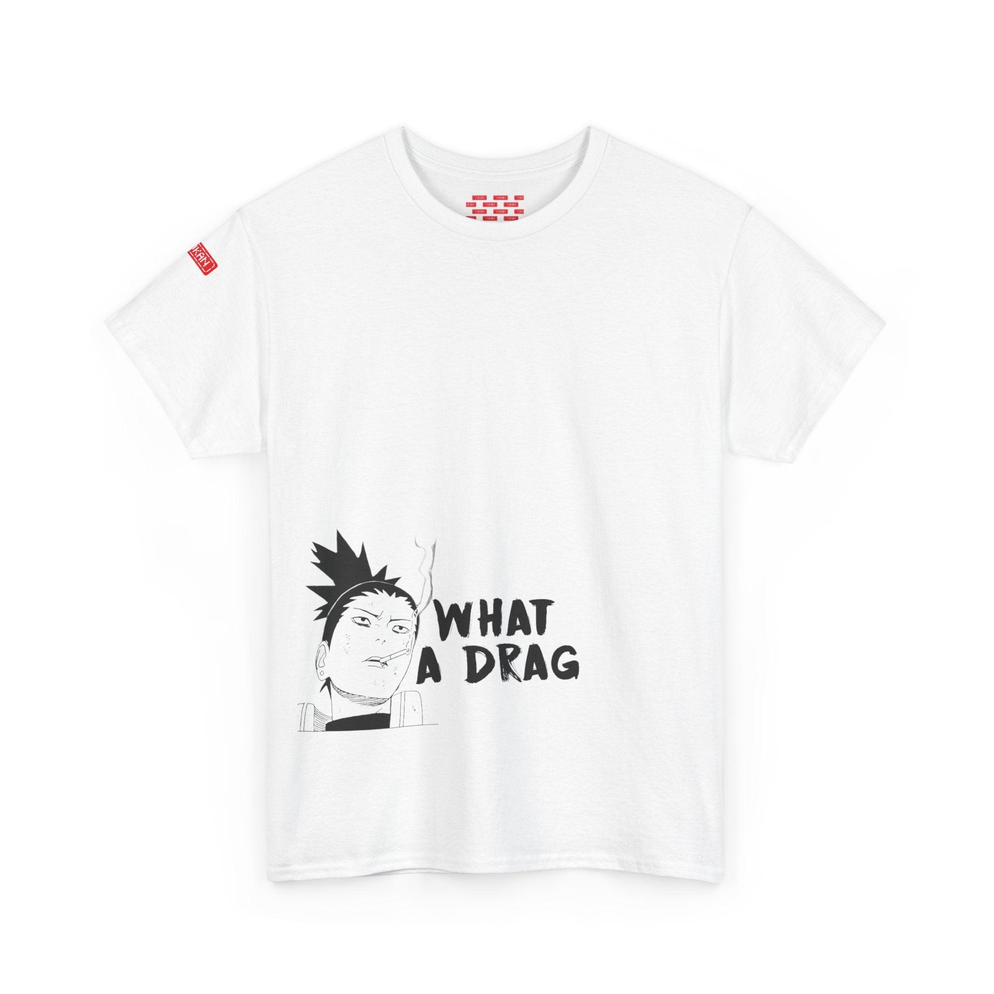 Unisex Heavy Cotton Tee - Shikamaru "Mendokusai" - Yukan Iconic