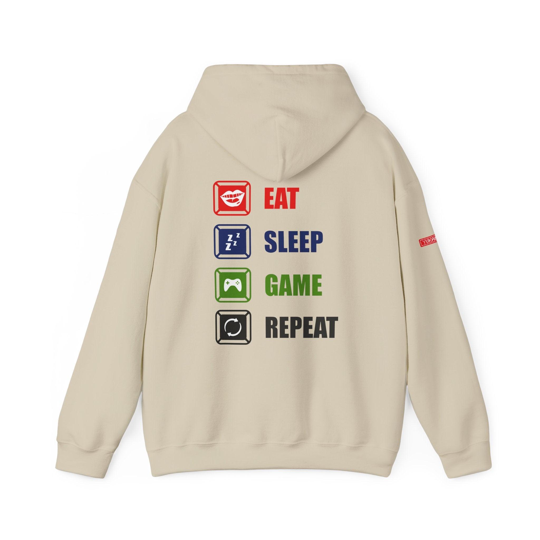 Hoodie | Gaming - Eat. Sleep. Game. Repeat. - Yukan Iconic