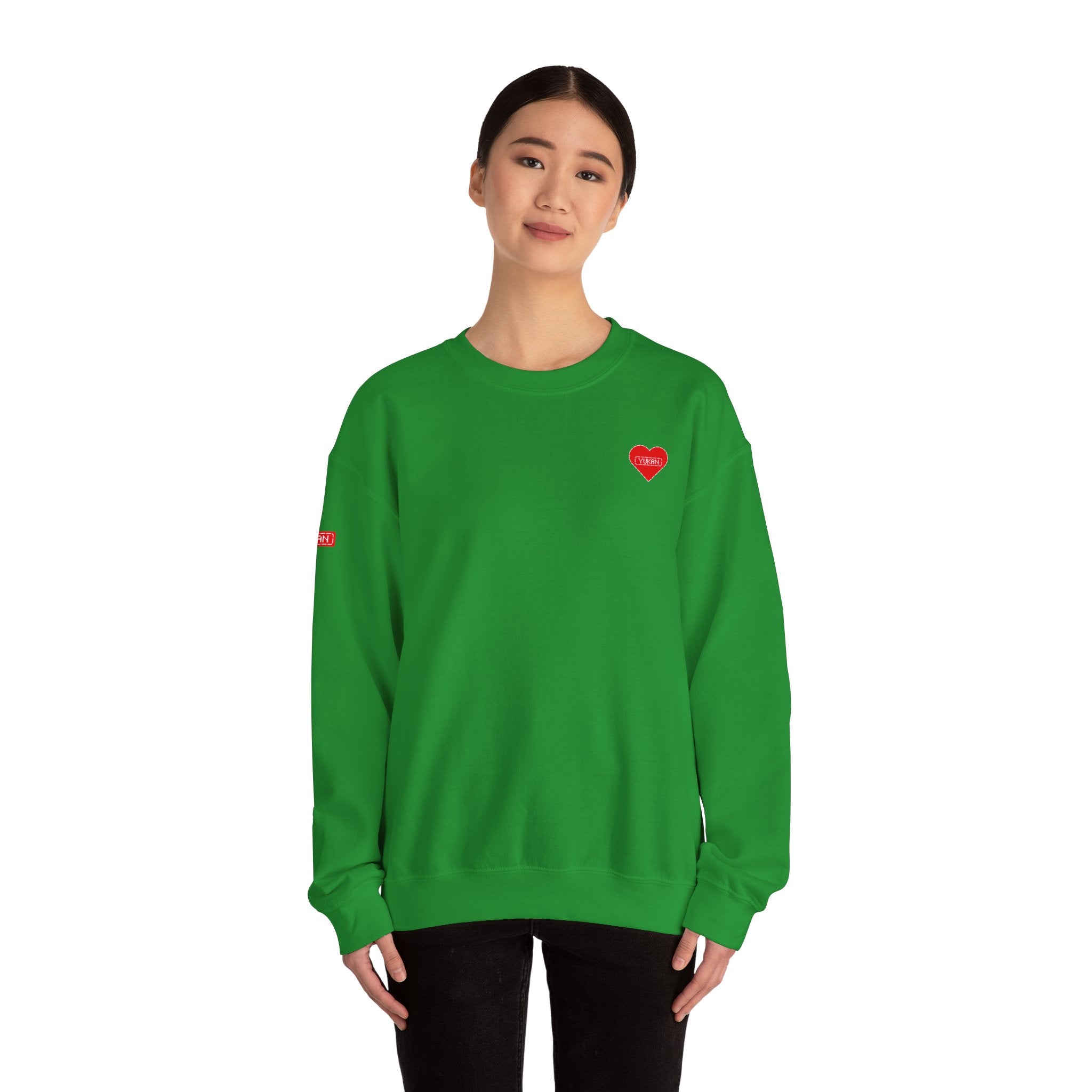 Heavy Crewneck Sweatshirt - YUKAN HEARTBEAT