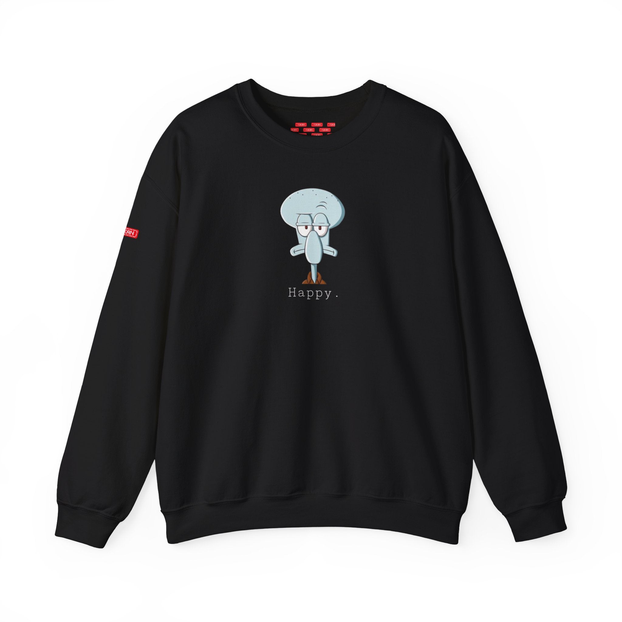 Heavy Crewneck Sweatshirt - Happy.