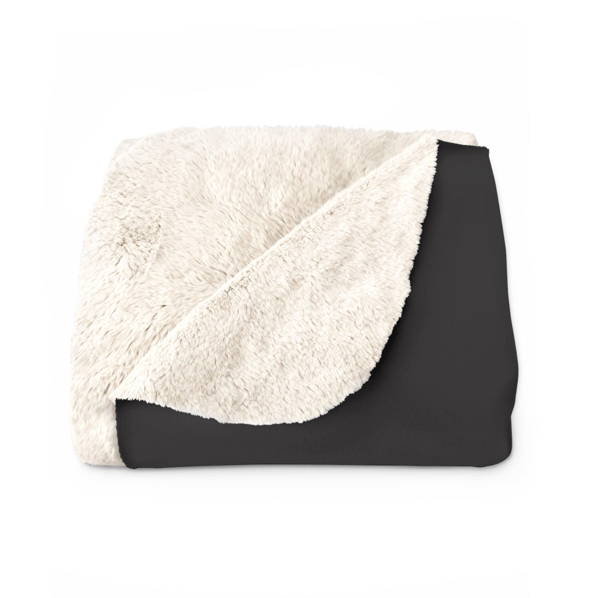 Sherpa Fleece Blanket - Sponge Paint