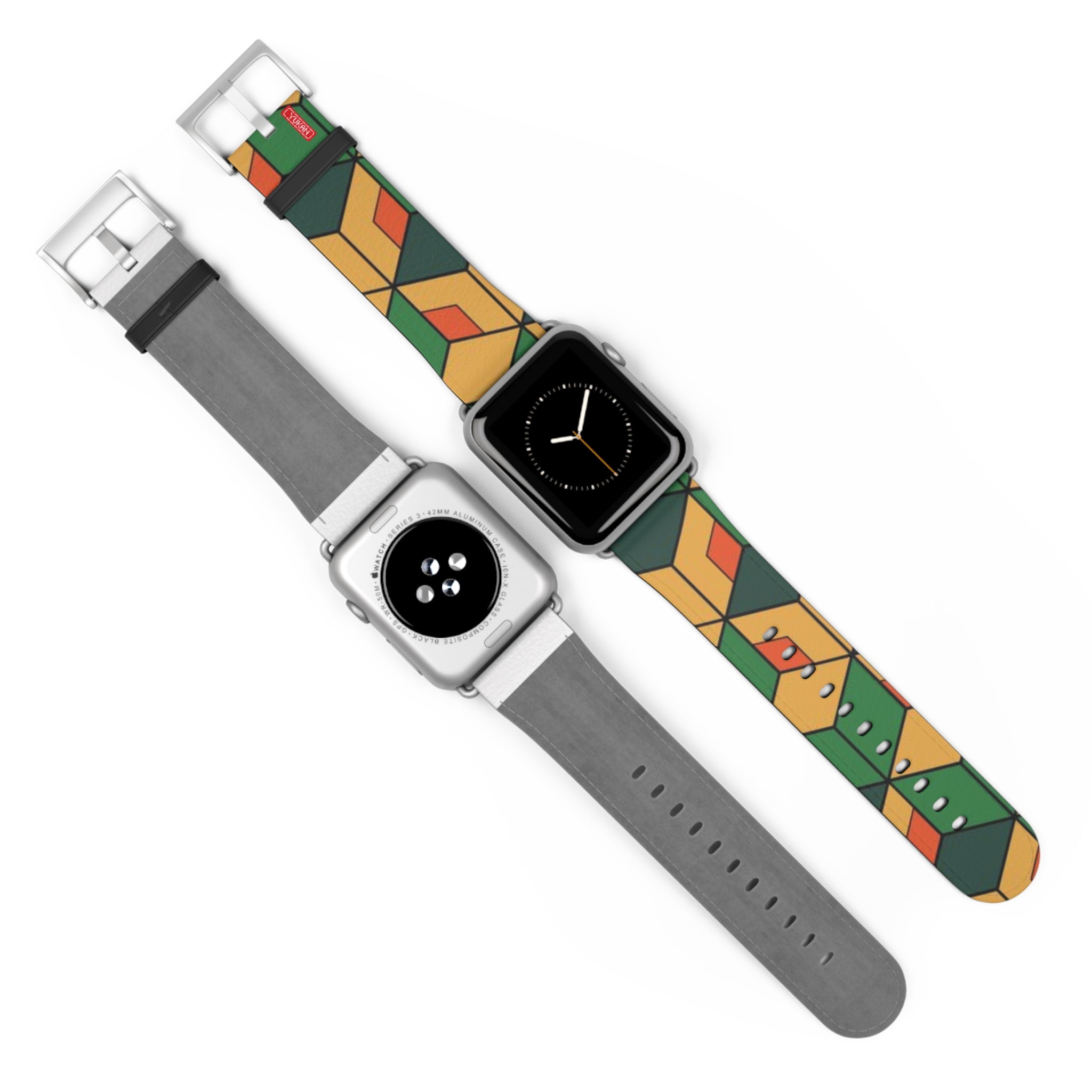 Lether Apple Watch Band - Gyu Pattern