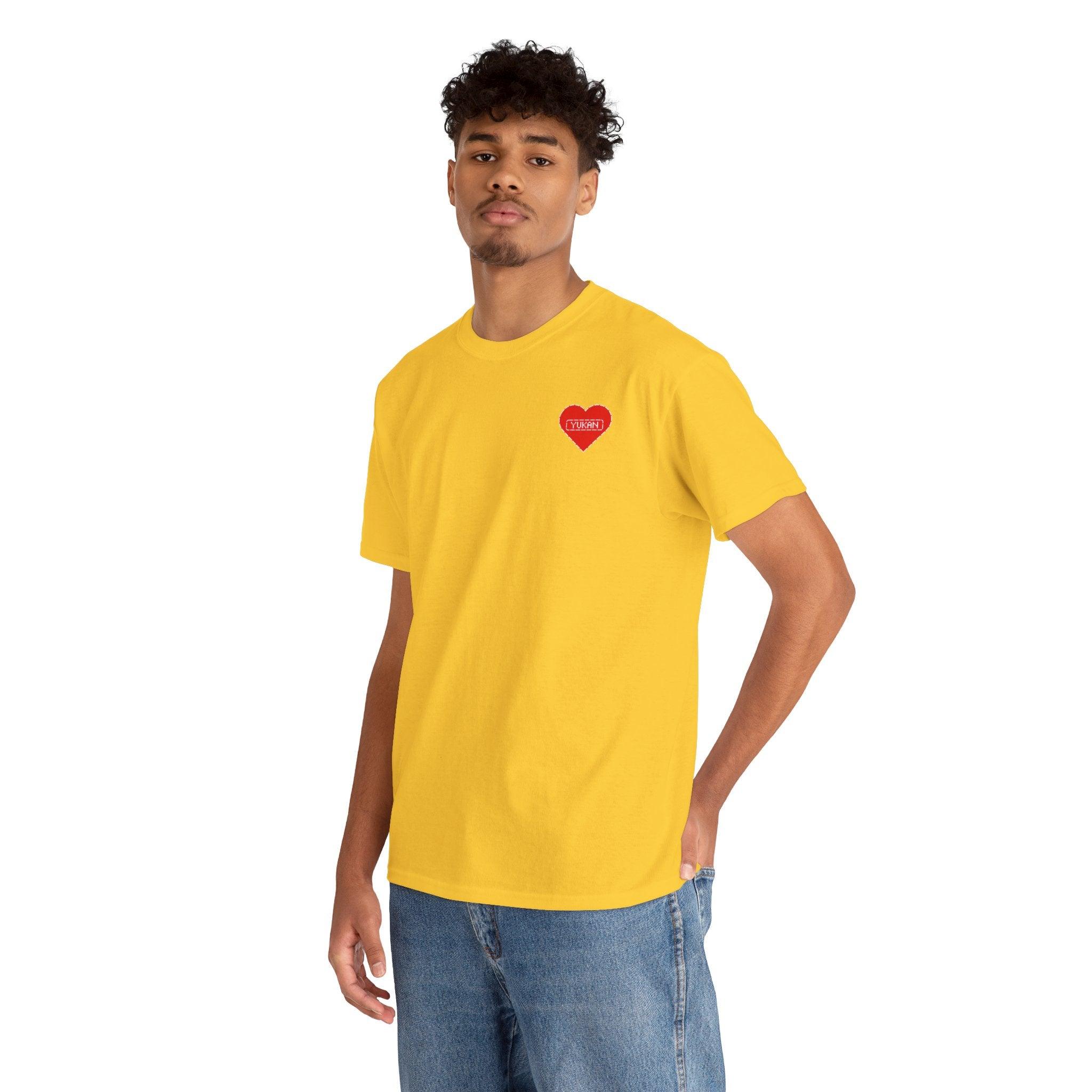 Unisex Heavy Cotton Tee - YUKAN HEARTBEAT - Yukan Iconic