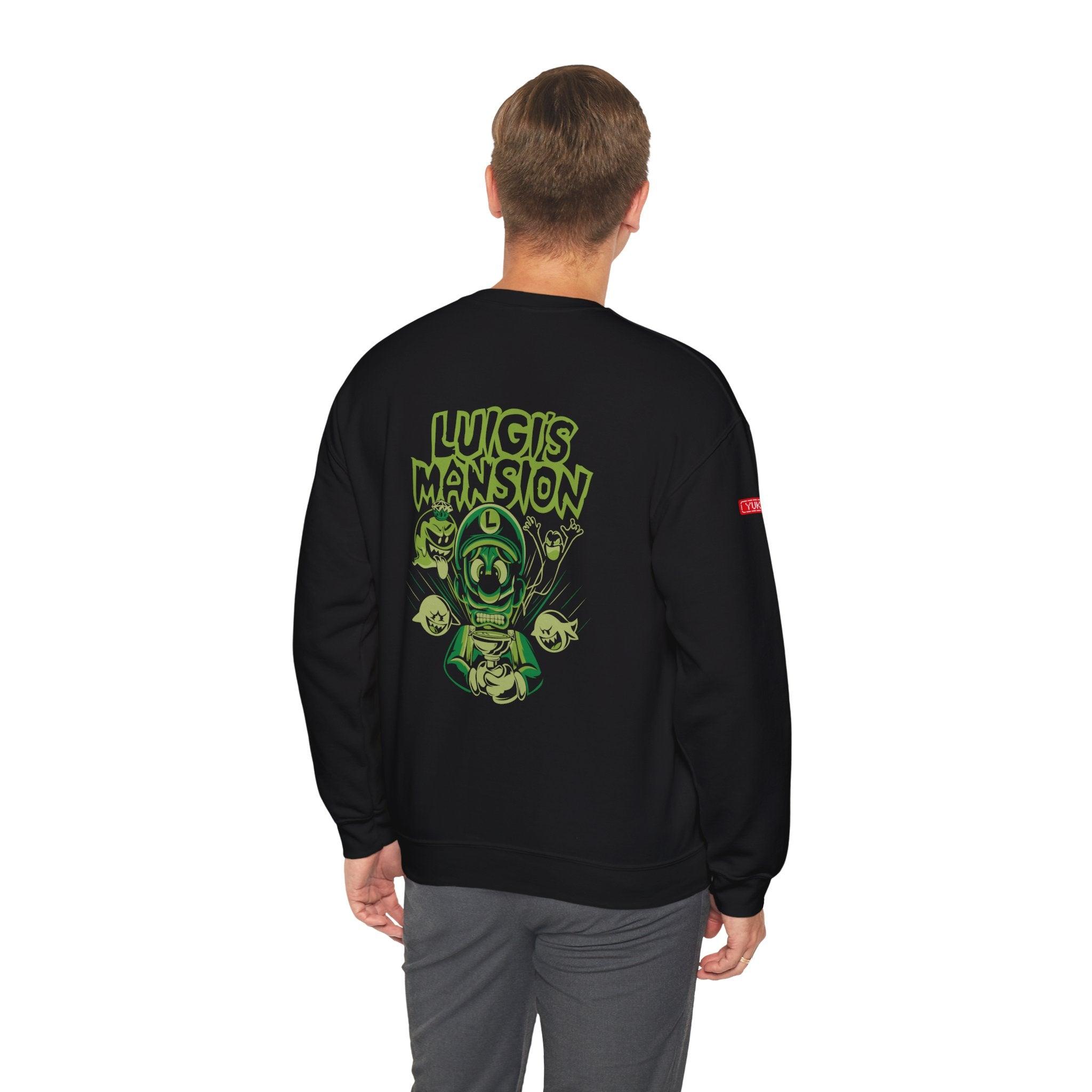 Sweatshirt | Luigi's Mansion - Green Mansion | Exclusive Drop - Yukan Iconic