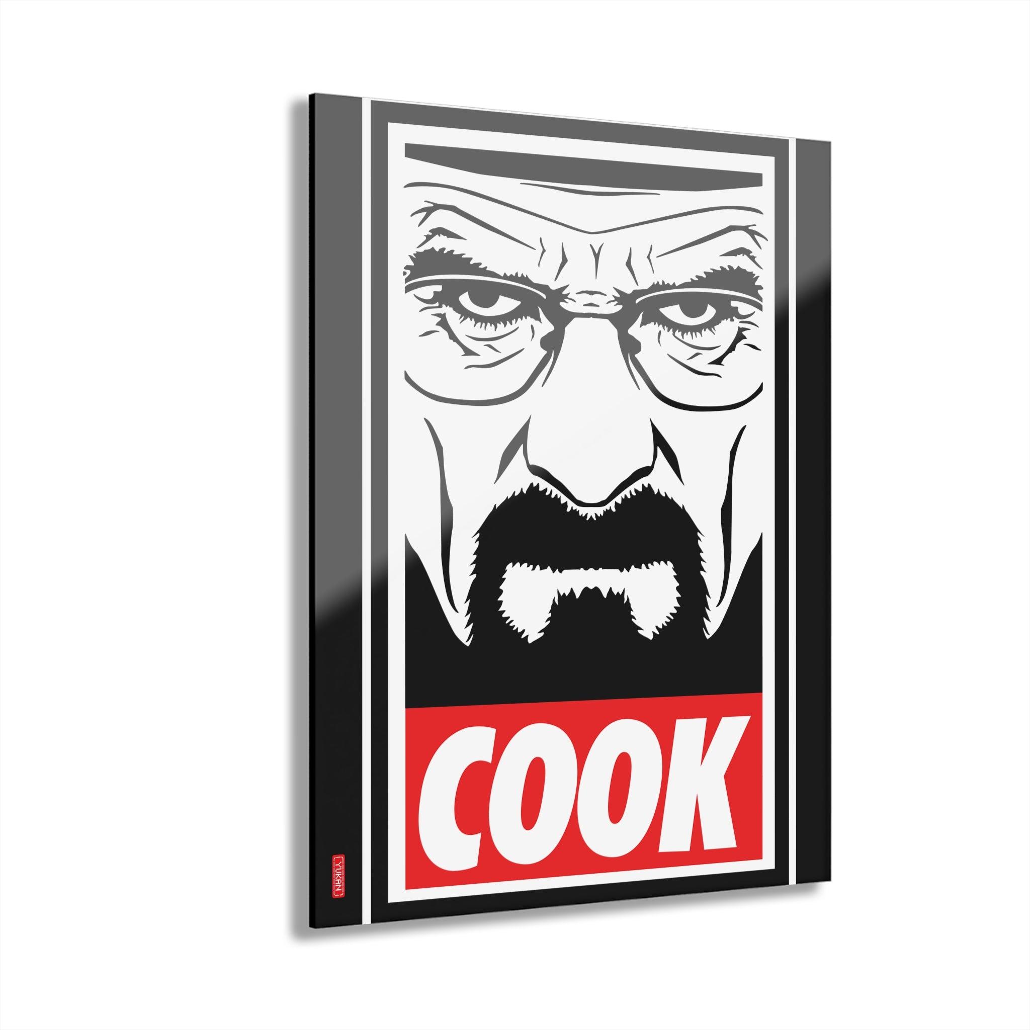 Acrylic Artwork - Walter White Cook - Yukan Iconic